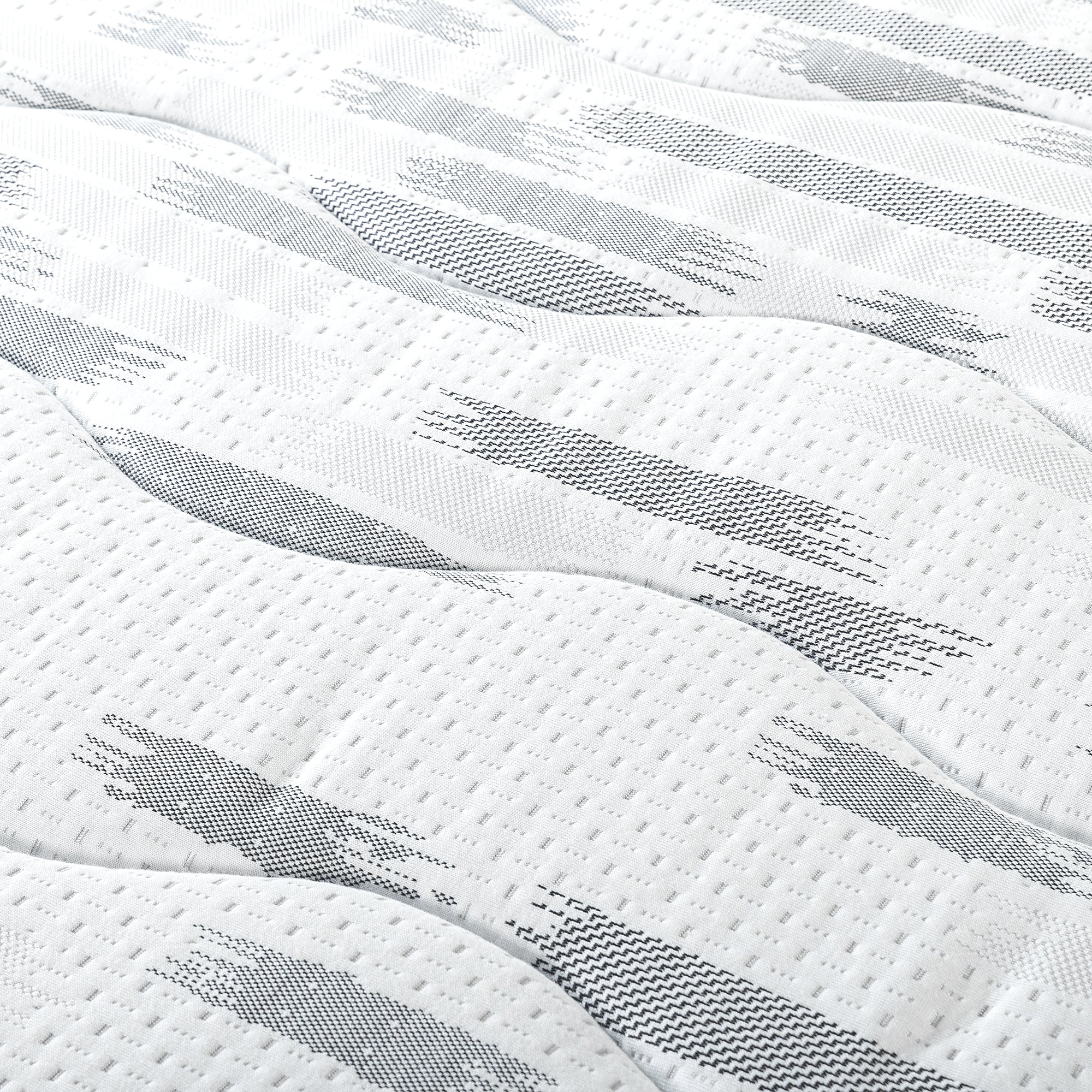 Zinus 10 Inch Tight Top iCoil® Mattress - Medium Firm Hybrid Spring & Foam Mattress for Back Pain Relief - Perfect for Bedroom, Guest Room & RV Use