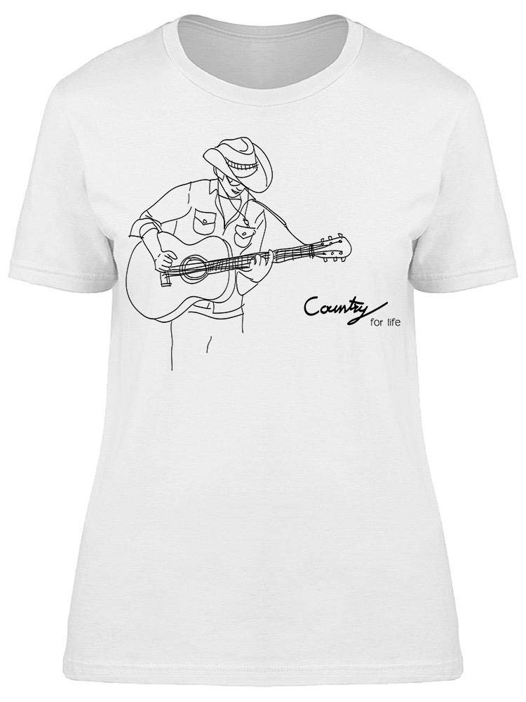 Vintage Country Singer T-Shirt for Women - Soft Cotton Graphic Tee with Musical Note Design - Perfect for Concerts, Music Festivals & Casual Wear