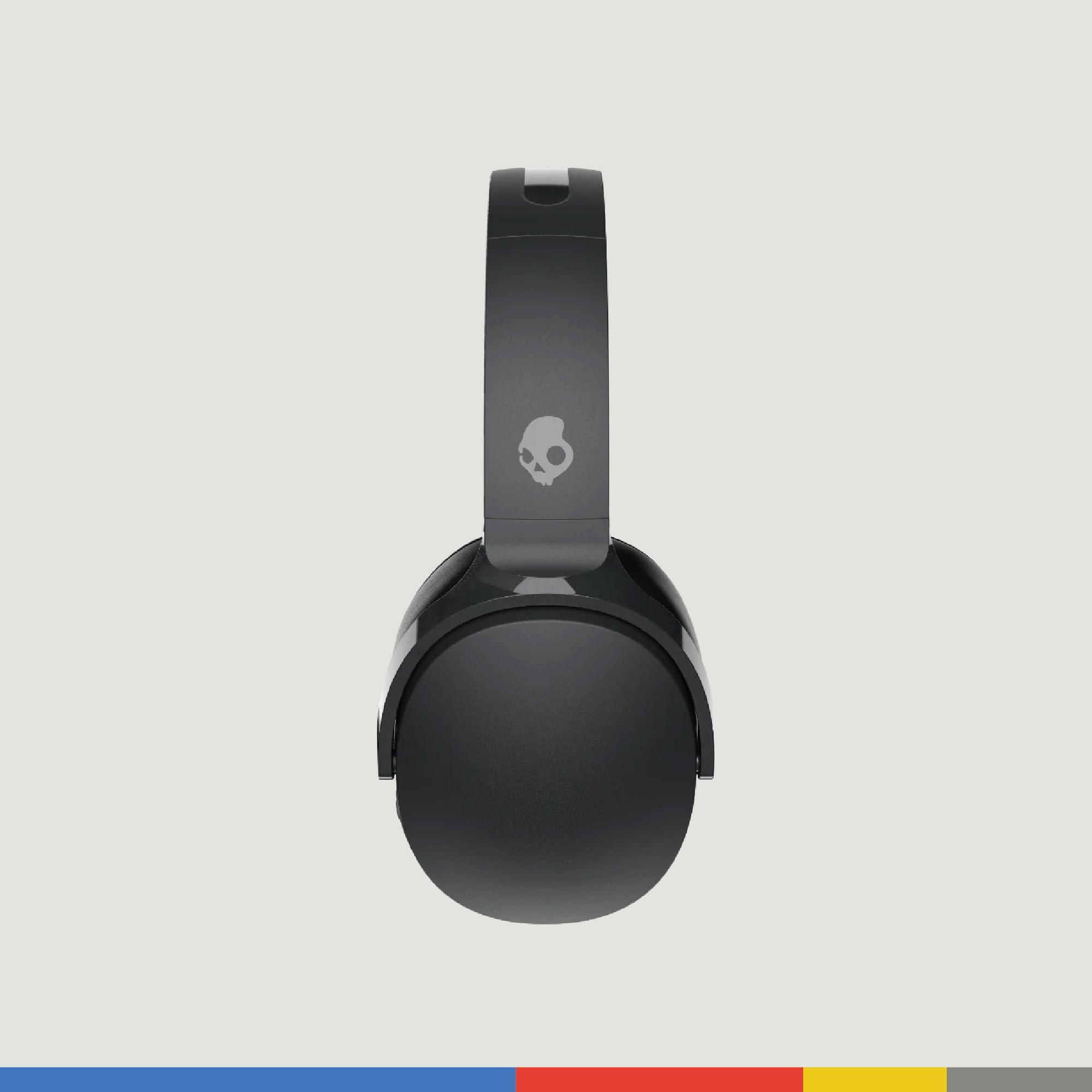 Skullcandy Hesh Evo Wireless Over-Ear Headphones with 36-Hour Battery, Built-in Mic - Compatible with iPhone, Android & Bluetooth Devices (True Black) | Perfect for Travel, Workouts & Gaming