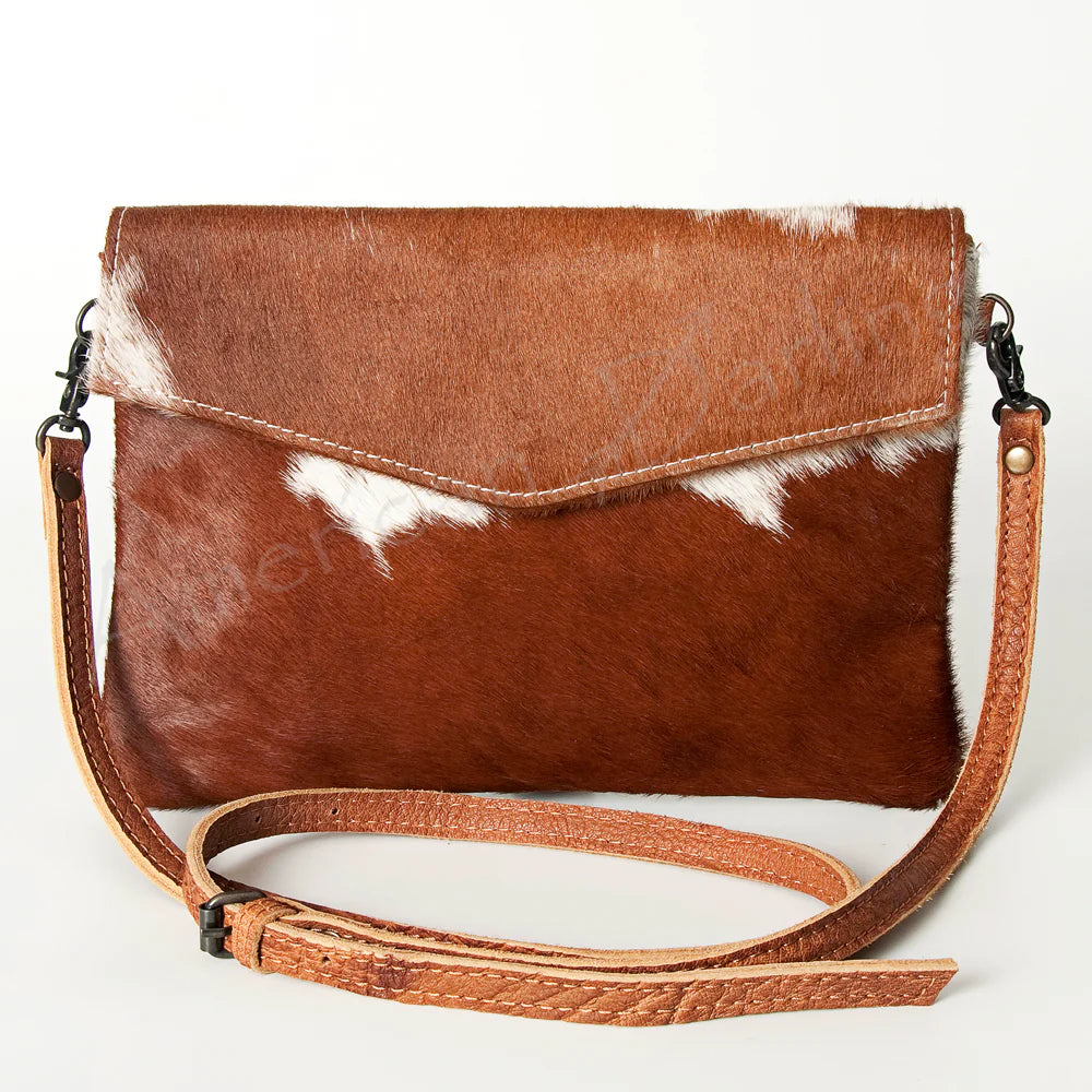 American Darling Tan/White Snap Clutch - Stylish Women's Wallet for Evening Parties, Weddings & Date Nights | RFID Blocking & Compact Design