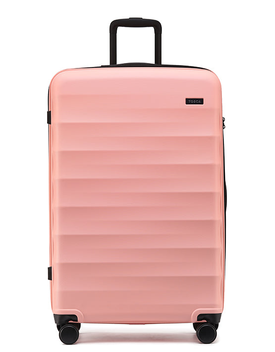 Tosca Interstellar 2.0 30-Inch Large Spinner Suitcase - Peach Color Lightweight Luggage for Travel, Business Trips & Vacations