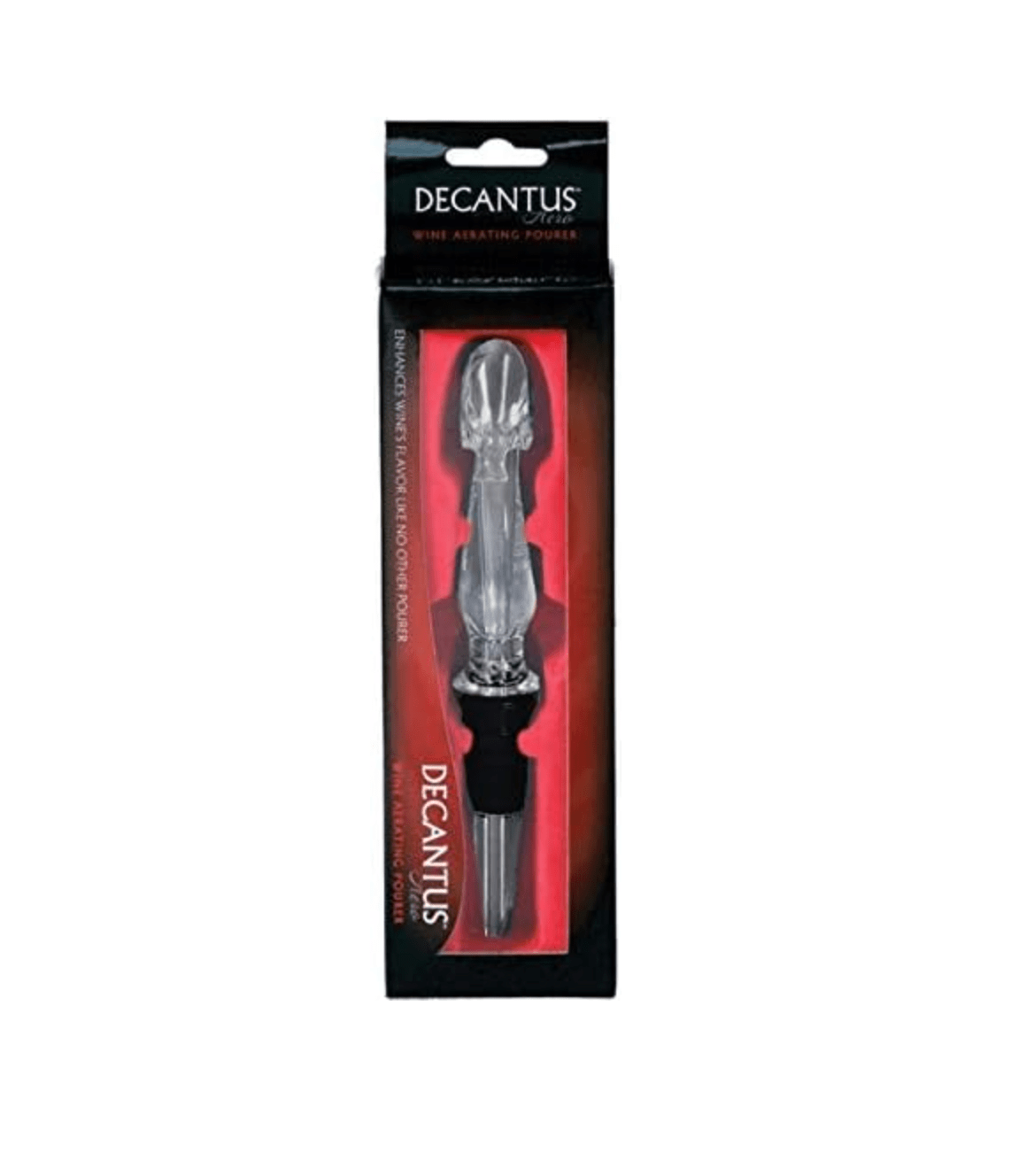 Decantus Aero Aerator - Premium Stainless Steel Wine Aerator for Red Wine - Enhances Flavor & Aroma - Perfect for Wine Tasting, Dinner Parties & Gifts