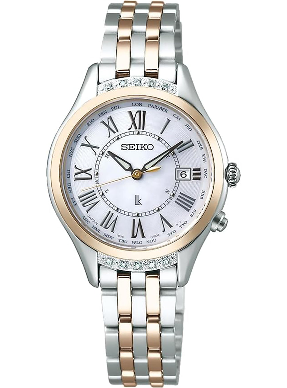 SEIKO LUKIA SSVV056 Women's Watch - Japanese Made JDM Automatic Movement, Sapphire Crystal, Stainless Steel Band | Perfect for Business, Formal Events & Everyday Wear