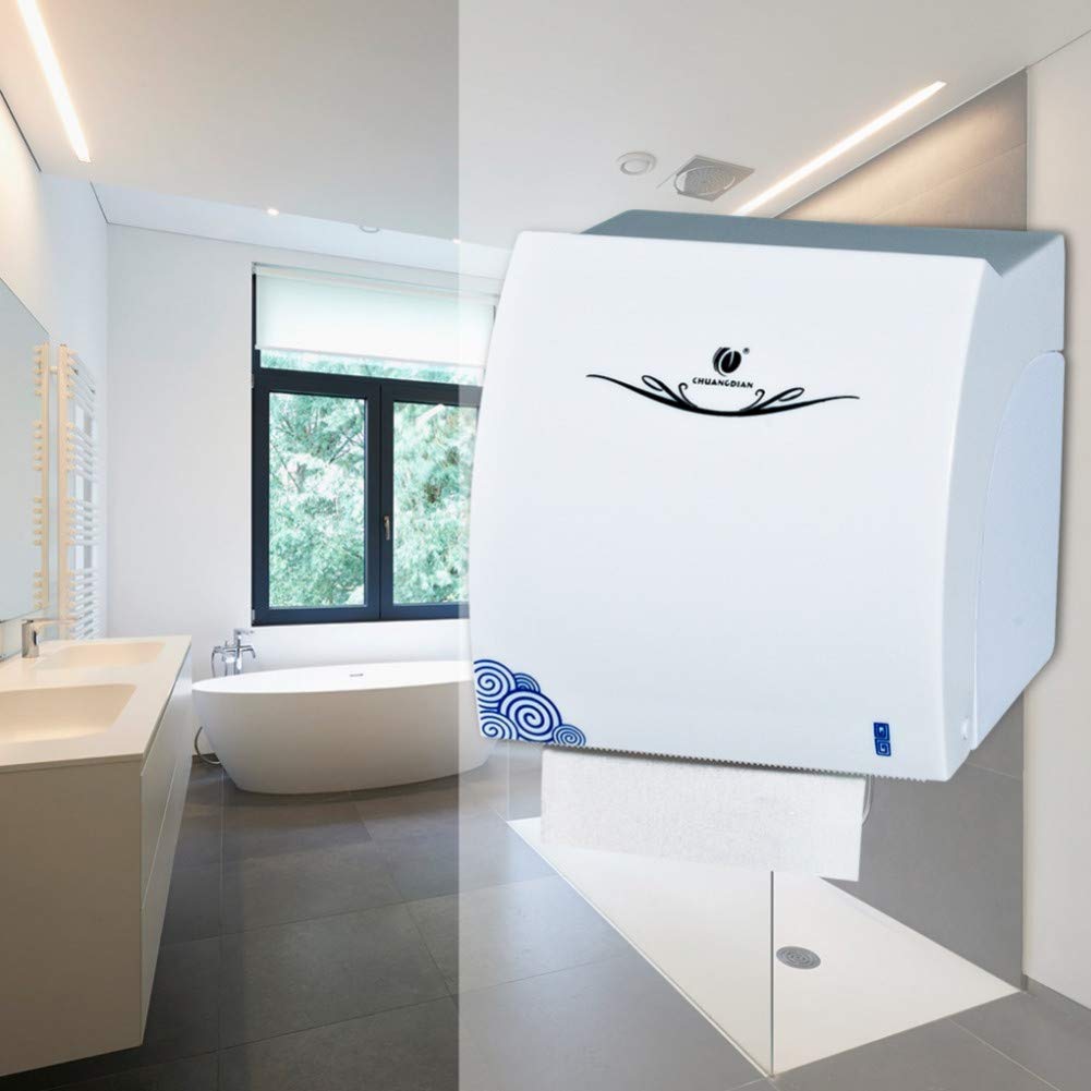 Wall-Mounted Toilet Paper Holder - Compact Bathroom Tissue Dispenser with Easy Roll Access | Perfect for Small Bathrooms, RVs & Powder Rooms