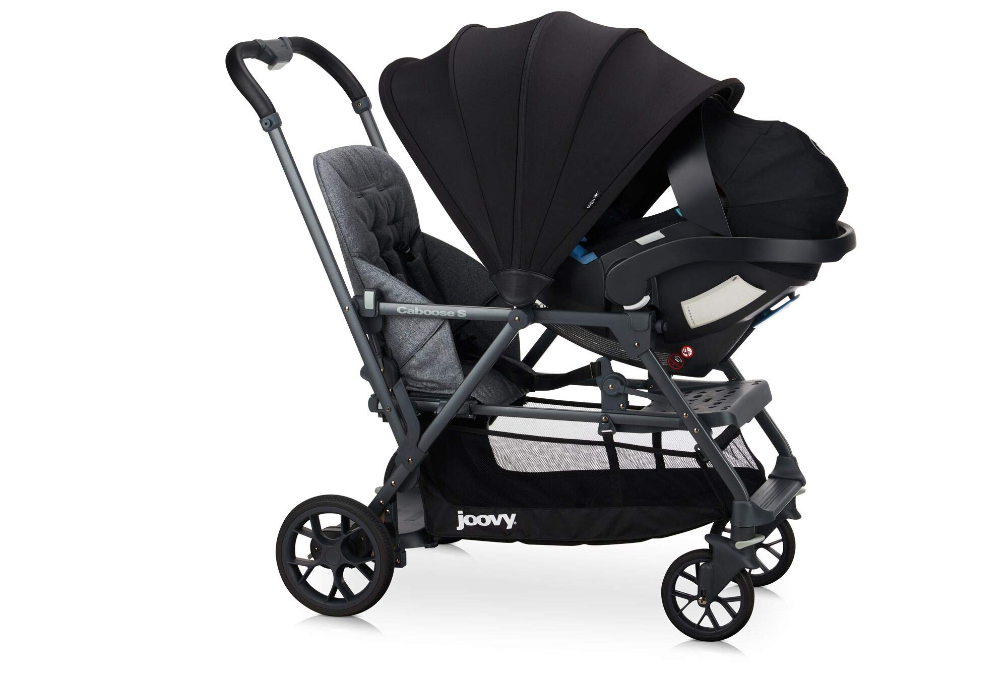 JOOVY Caboose S Car Seat Adapter for Maxi COSI, Cybex & Nuna - Universal Stroller Accessory for Safe Baby Travel | Perfect for Shopping, Travel & Family Outings