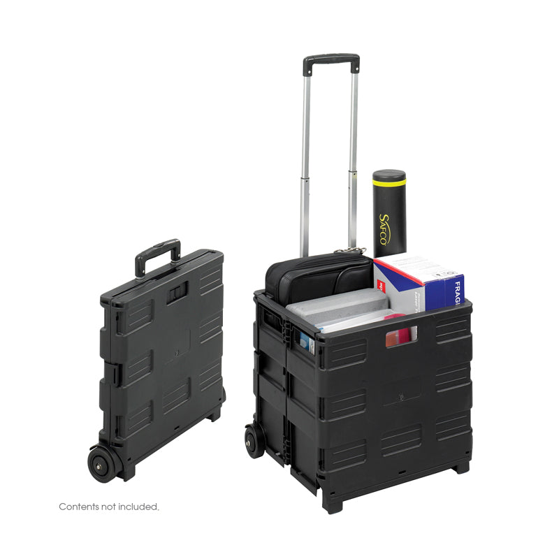Stow Away Crate Black - Durable Storage Organizer for Home, Office & Travel - Perfect for Toys, Books & Essentials