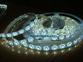 HT 60 LED Double Density Flexible Light Strip - 78 inch (2M) or 197 inch (5M) Length - 12V White 6500K - Perfect for Home Decoration, Under Cabinet Lighting & DIY Projects