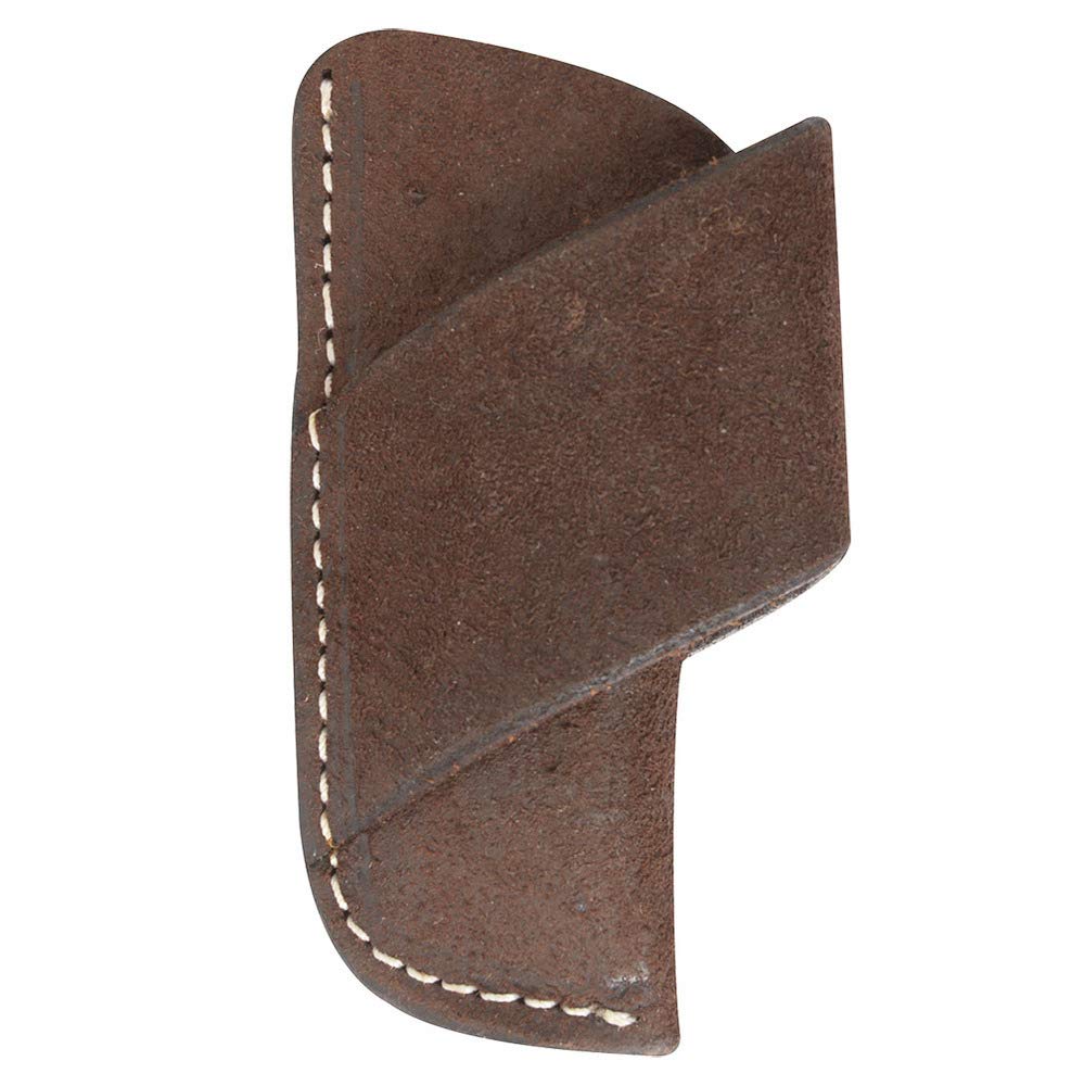Martin Leather Knife Scabbard - Chocolate Roughout for Outdoor & Hunting