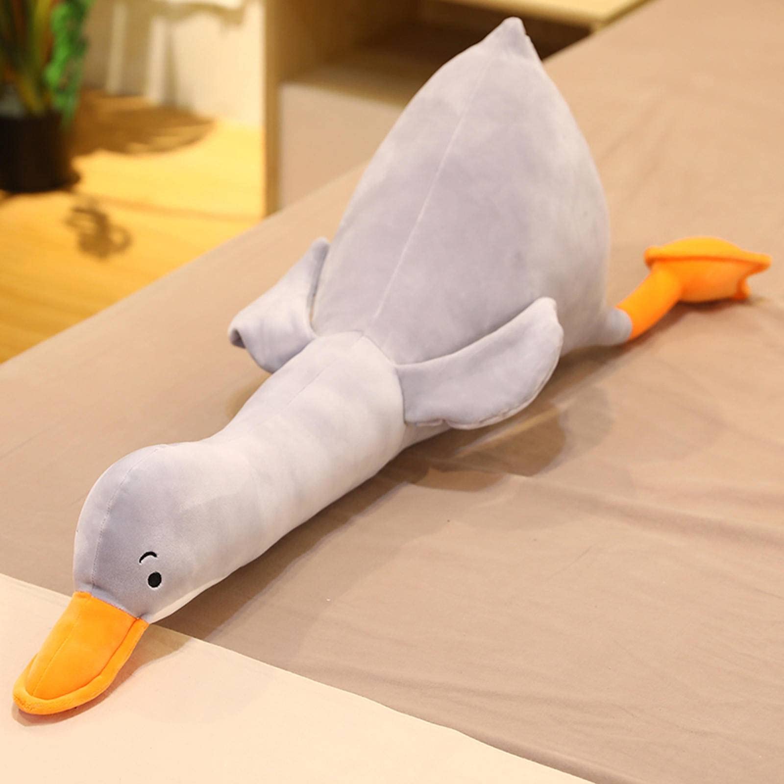 Cute Cotton Goose Stuffed Animal Plush Toy - Soft Baby Comfort Doll & Nordic Home Decor Pillow | Perfect for Nursery, Kids Room, and Cozy Living Room Decor