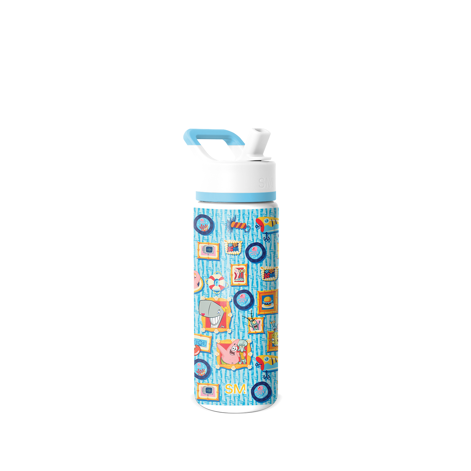 Summit Kids Water Bottle with Straw Lid - BPA Free, Leak Proof, Insulated Stainless Steel Bottle for School, Sports & Outdoor Activities