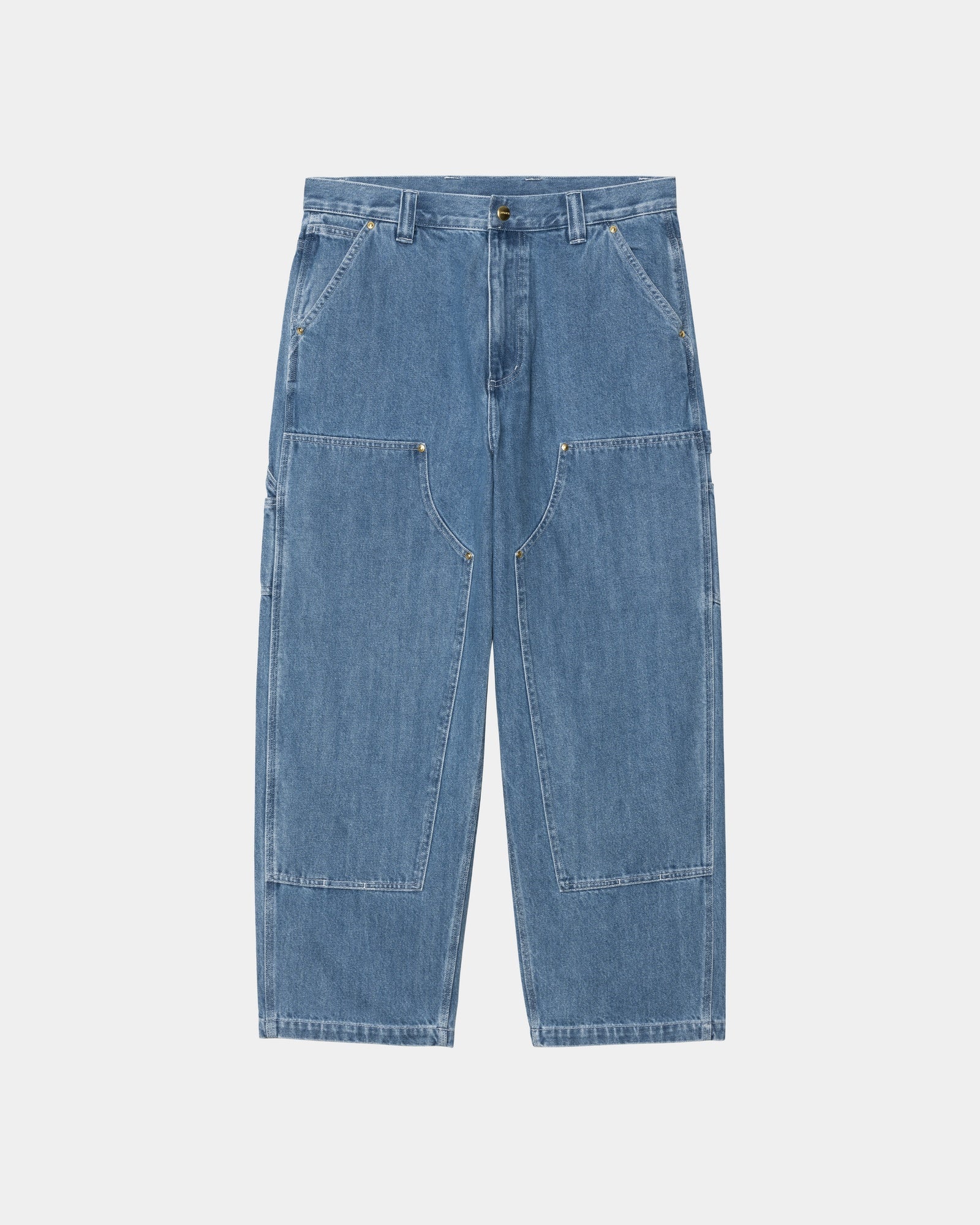 Nash OG Double Knee Work Pants - Stone Washed Blue | Durable Men's Workwear for Construction, Farming & Outdoor Activities