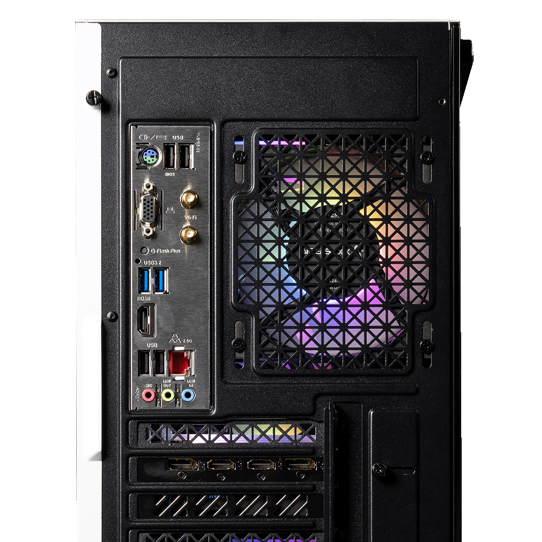 Aftershock Pixel Heart Pink Gaming Desktop PC - AMD Ryzen 5 7500F Processor, NVIDIA RTX 4060 Graphics - Perfect for Esports, Streaming & Content Creation
