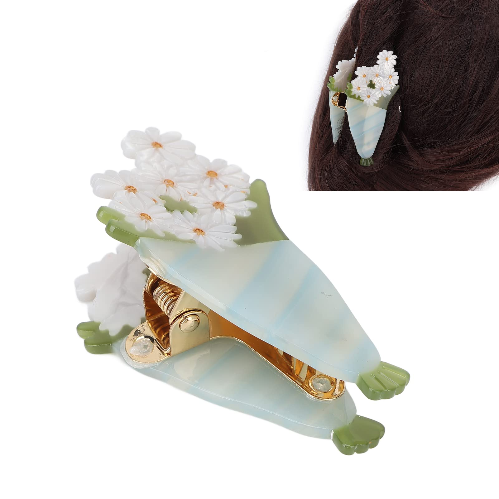 Fashionable Non-Slip Hair Claw Clip for Women & Girls - Sonew Hair Accessories (Bouquet Design) | Perfect for School, Work, Parties & Everyday Styling