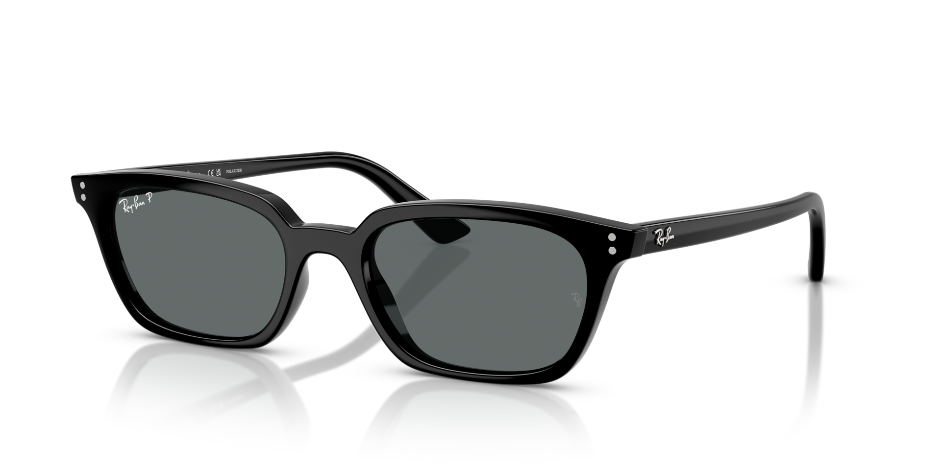 Ray Ban Zaya Black Sunglasses - Polarized Aviator Style for Men & Women - Perfect for Driving, Travel & Outdoor Activities
