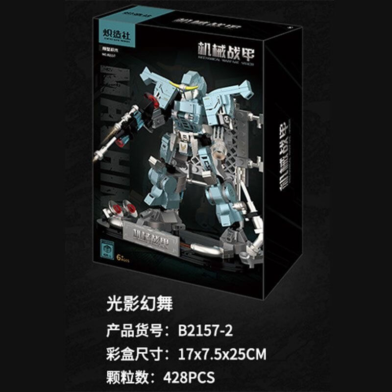 CREATE WITH PASSION 4-in-1 Mechanical Armor Building Kit - STEM Educational Toy for Kids & Adults - Perfect for DIY Projects, Robot Enthusiasts & Creative Play
