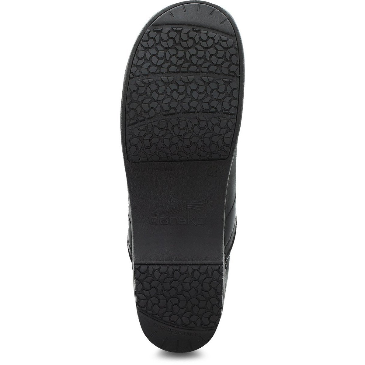 DANSKO XP 2.0 Men's Black Burnished Nubuck Leather Slip-Resistant Work Shoes - Comfortable & Durable for Nurses, Chefs & Professionals