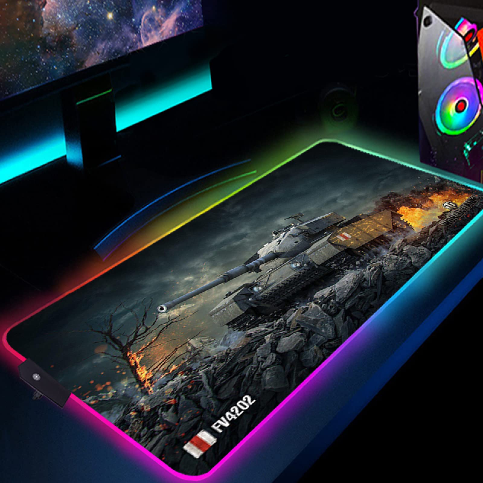 RGB Gaming Mouse Pad - 12
