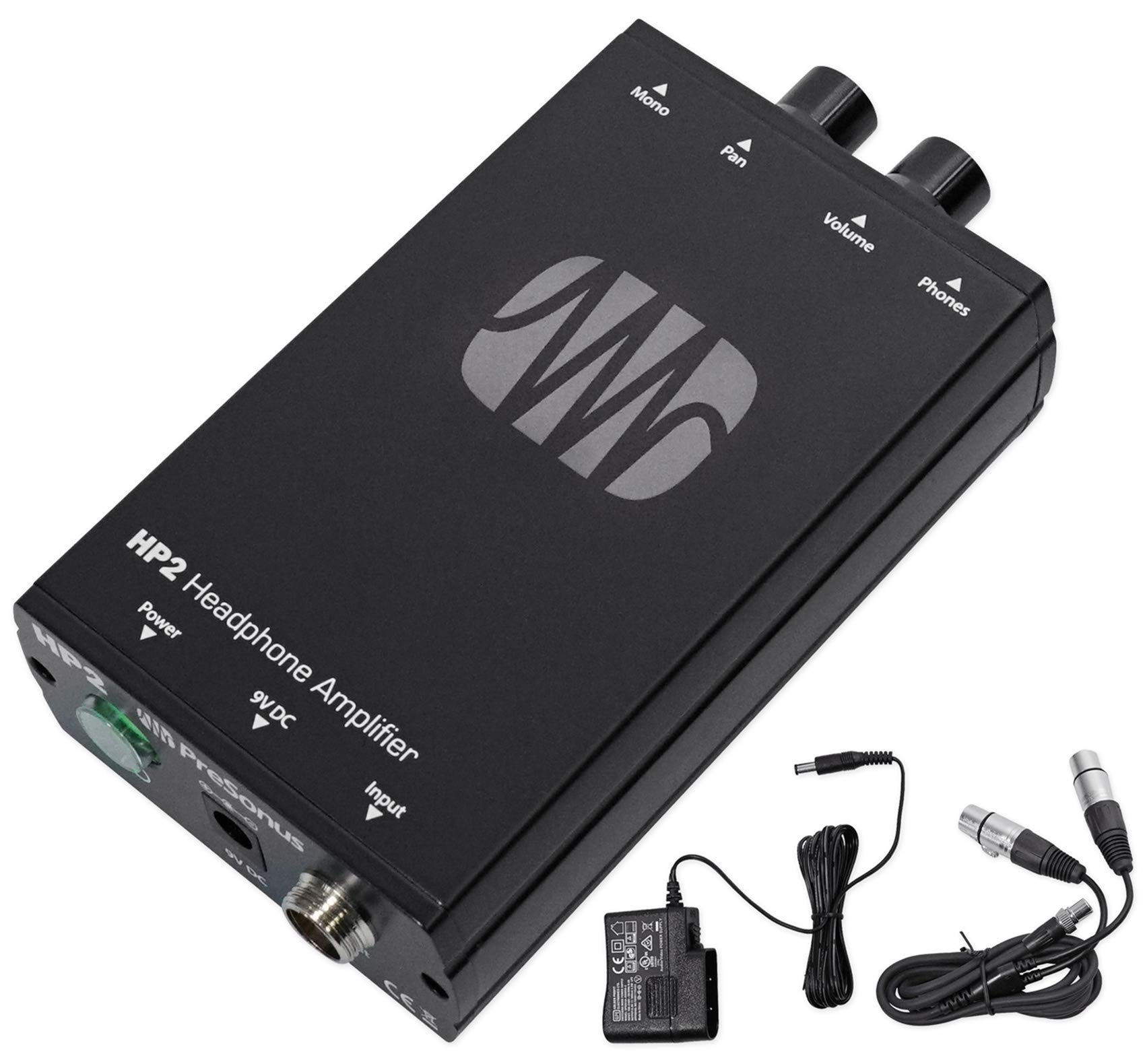 PreSonus HP2 2-Channel Professional Studio Headphone Amplifier with High-Quality Headphones for Music Production, Recording & Mixing | Perfect for Home Studios, Podcasting & Audio Monitoring