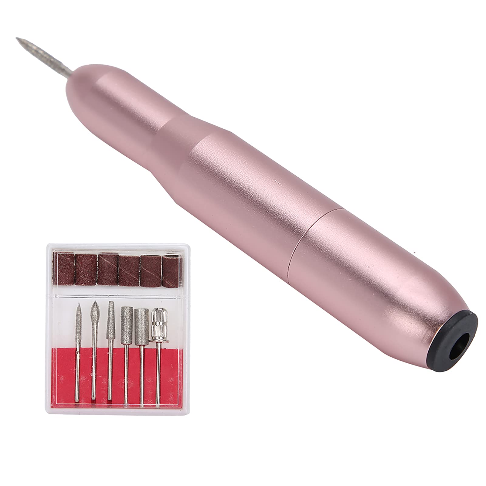 Professional Portable Nail Drill Machine - Aluminum Alloy Electric Nail Grinder for Home, Salon & Manicure | Perfect for Nail Art, Acrylics & Gel Polish Application