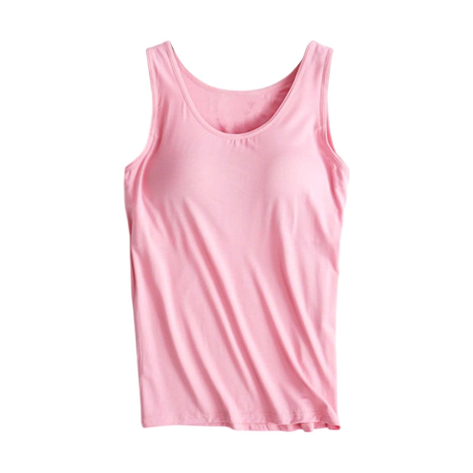 Plus Size Cotton Camisole Tops for Women with Built-in Bra - Adjustable Spaghetti Strap Padded Tank Tops for Workout & Daily Wear - Comfortable Shelf Bra Cami in 3X - Perfect for Yoga, Gym & Casual Outfits