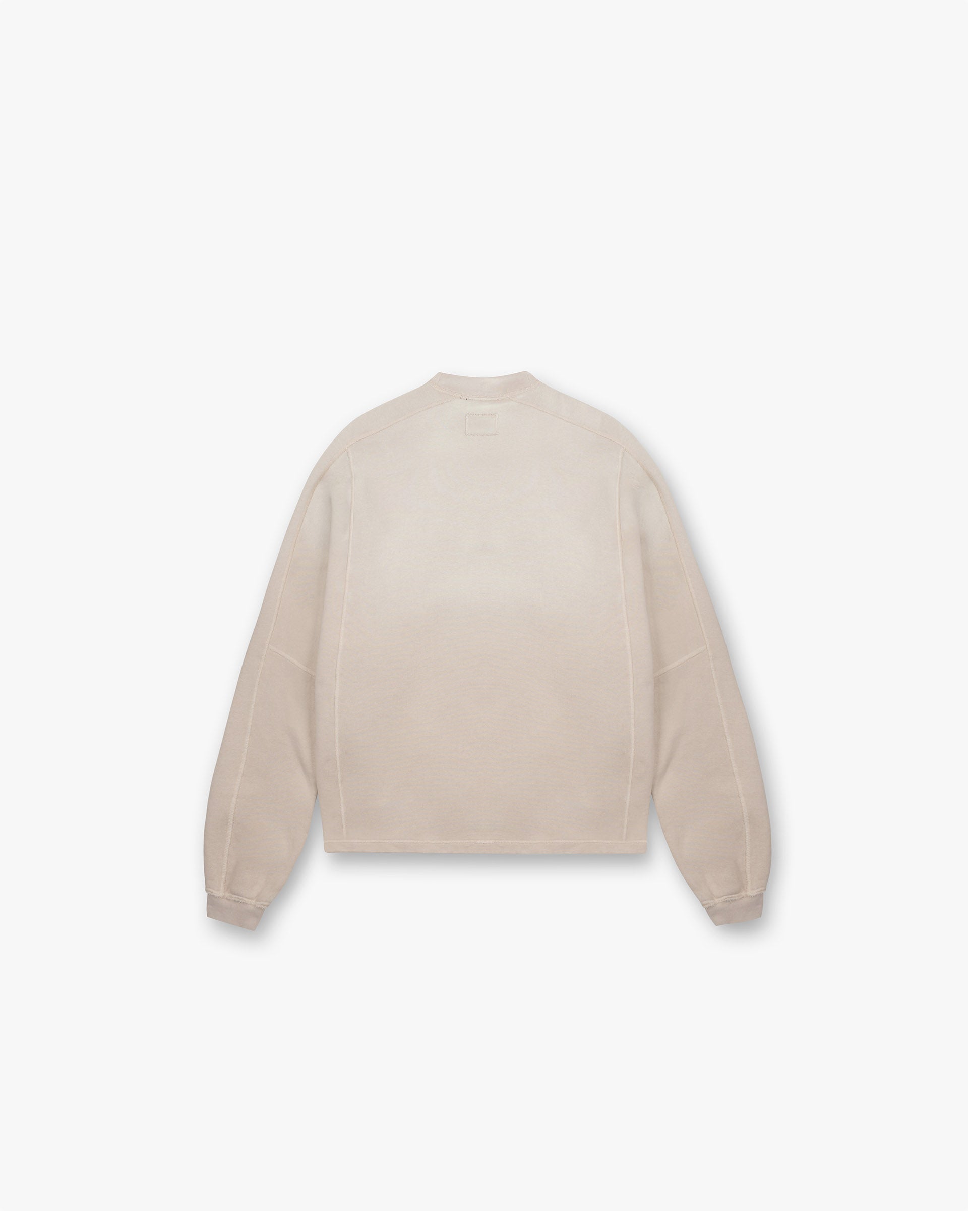 Stepped Hem Sweatshirt in Oat - Trendy Oversized Pullover for Women | Perfect for Casual Outfits, Streetwear & Loungewear