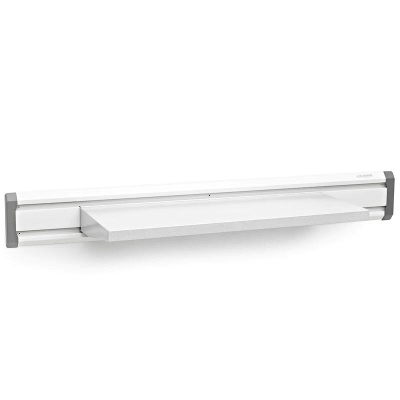 Heavy Duty Gladiator White 30-Inch Steel Shelf - Garage Storage, Pantry Organization & Workshop Shelving Unit