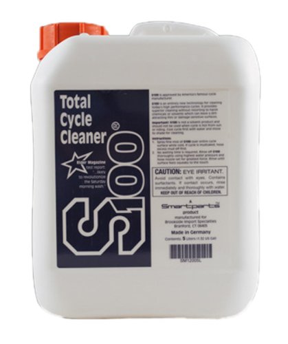 S100 12005L-03 Total Cycle Cleaner Bottle - 1.32 Gallon (5L) Heavy-Duty Detergent Container, 3-Pack for Car Wash, Bike Cleaning & Household Use