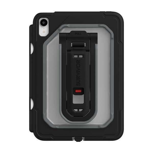 Griffin Survivor Endurance Case for iPad Mini 6 - Shockproof & Drop Protection - Black - Perfect for Outdoor Adventures & Rugged Use