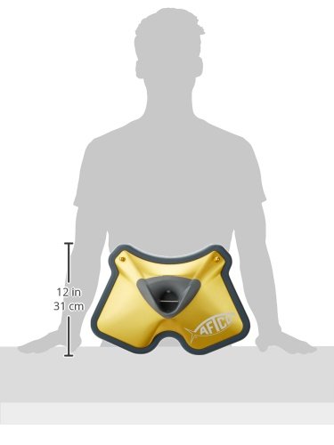 AFTCO Unisex Adult Waist Fishing Belt - Gold AFB-1 Clarion (Large) - Durable & Adjustable for Saltwater & Freshwater Fishing | Perfect for Anglers & Outdoor Enthusiasts
