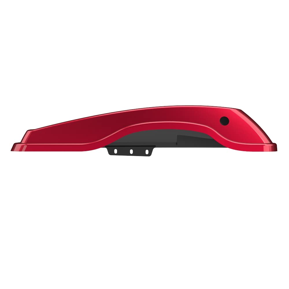 Harley Touring Street Glide Hard Saddlebags 2014-2021 - Moto Onfire Regular Lids Extended Bags (Velocity Red Sunglo) | Waterproof Motorcycle Storage for Long Rides & Road Trips