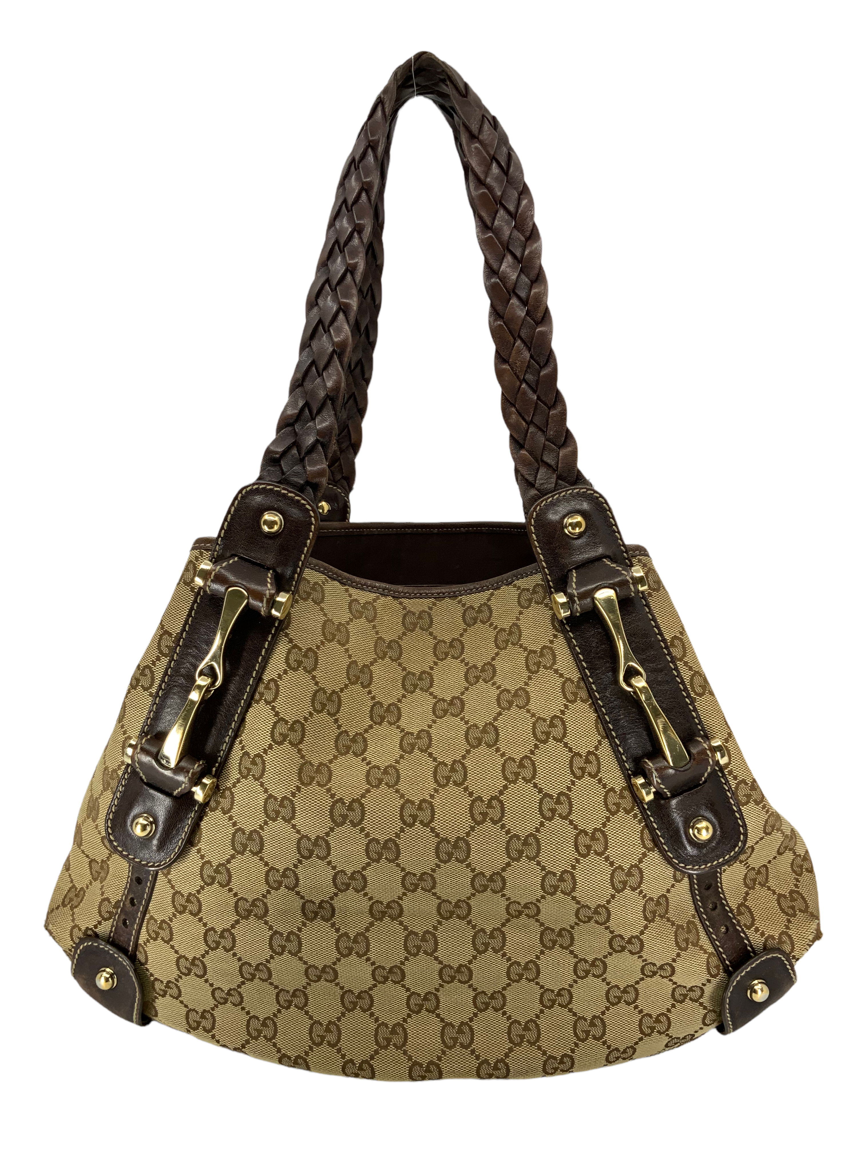 GUCCI Monogram Canvas Pelham Hobo Bag - Luxury Designer Shoulder Bag for Women | Perfect for Work, Travel & Everyday Use