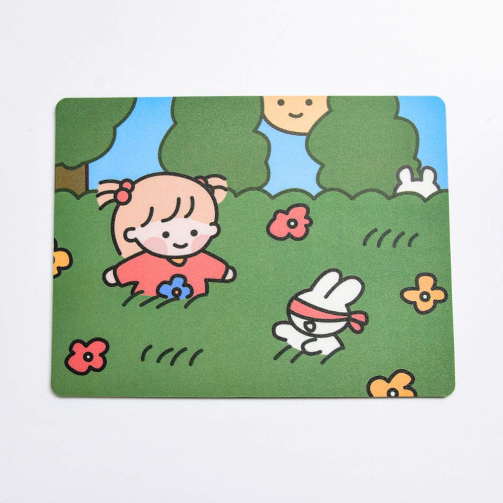 Cartoon Rubber Mouse Pad for Laptop & Computer - Non-Slip Office Desk Mat with Cute Design - Perfect for Gaming, Work & Home Office Use