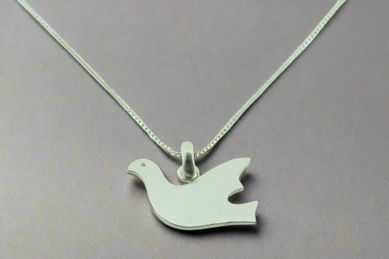 Little Dove Necklace - Sterling Silver Pendant for Women - Perfect for Gifts, Weddings & Everyday Elegance