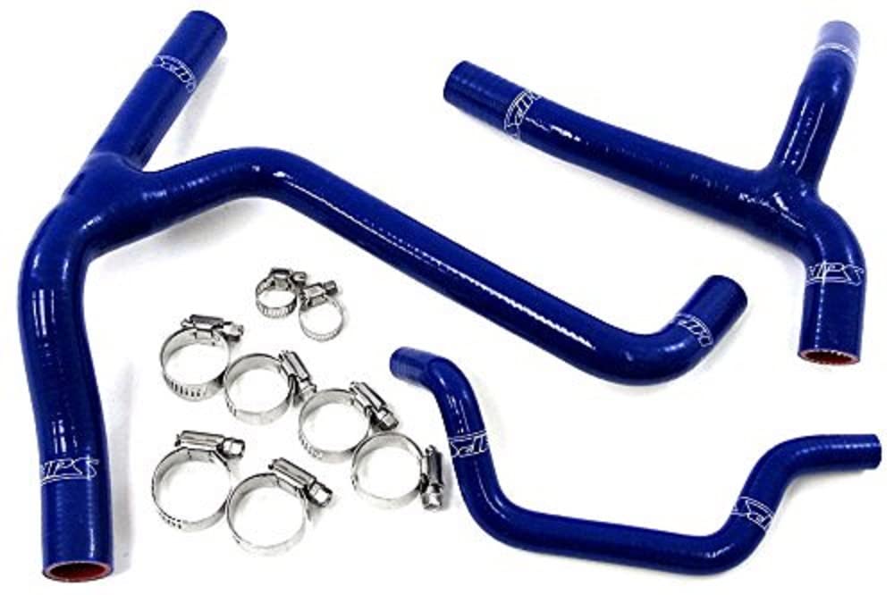 HPS 57-1246-BLUE Blue Silicone Radiator Coolant Hose Kit - High Performance Replacement for Cars, Trucks & SUVs - Perfect for Engine Cooling System Upgrades & Maintenance