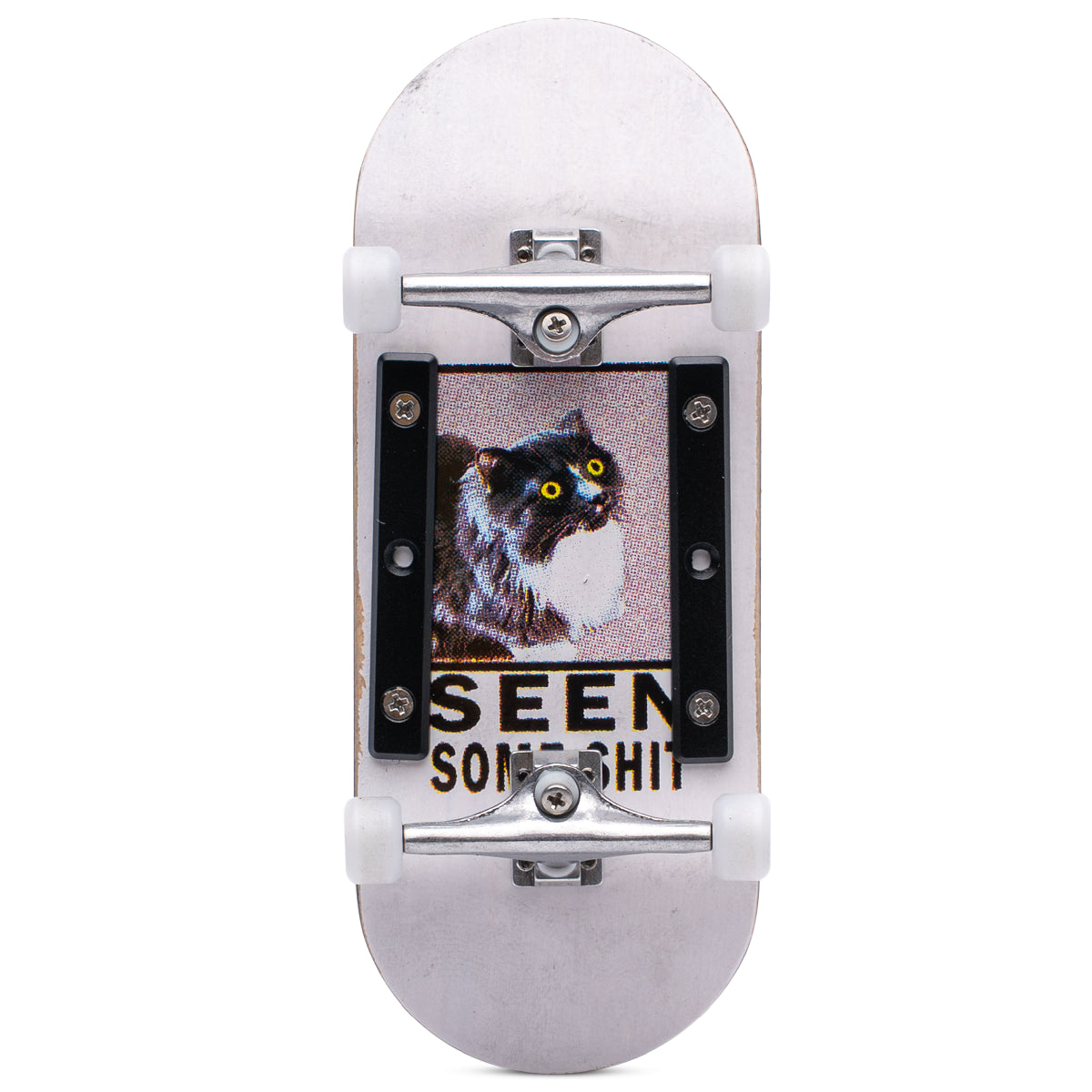 Custom Fingerboard Complete Skateboard - Mini Tech Deck with Grip Tape & Trucks - Perfect for Skateboard Tricks, Collecting & Office Desk Fun