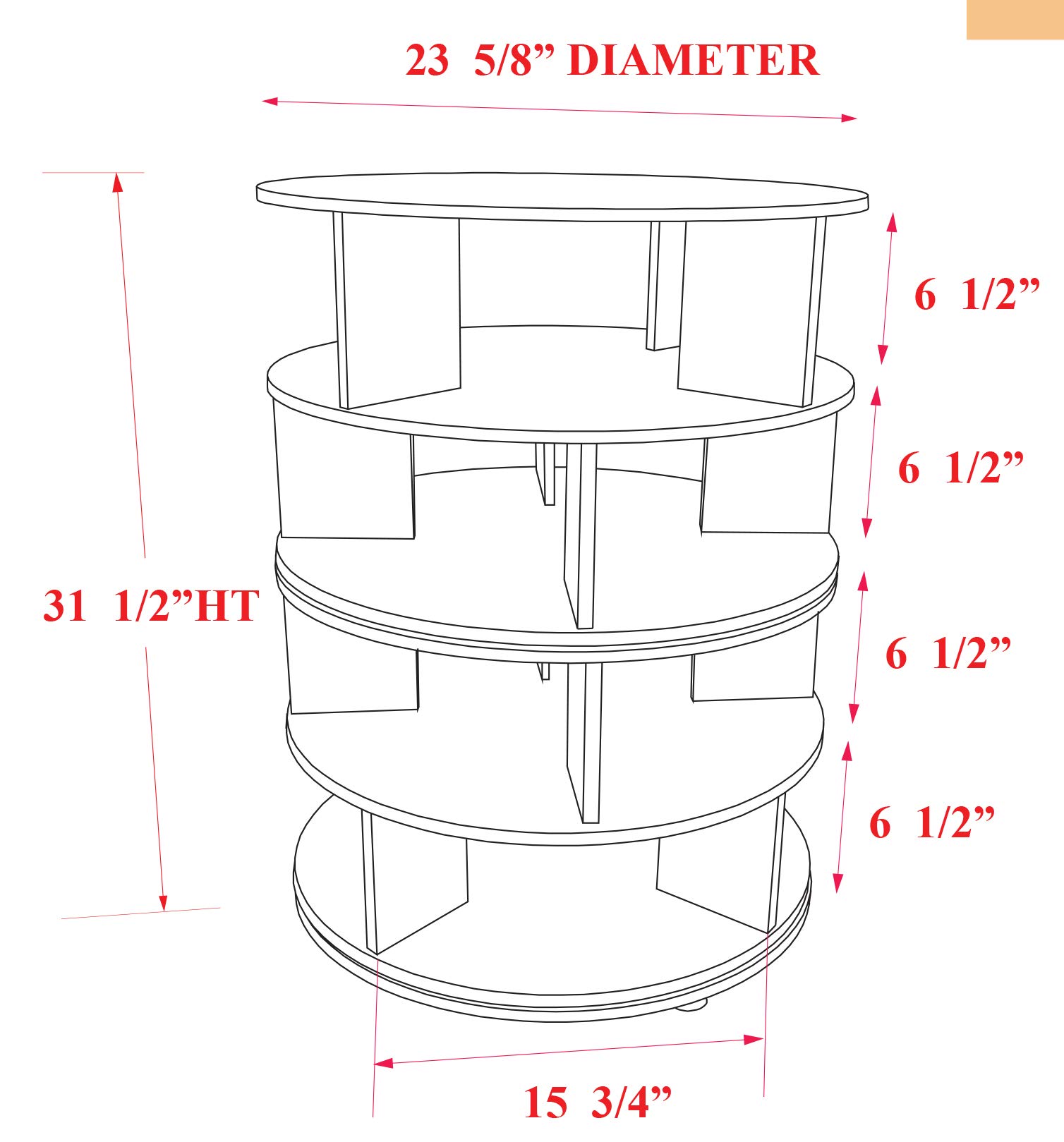 360° Rotating Shoe Rack Organizer - 4-Tier Lazy Susan Shoe Storage for Closet, Entryway, Bedroom & Hallway | Space-Saving White Shoe Shelf | Perfect for Small Spaces & Shoe Collection Organization