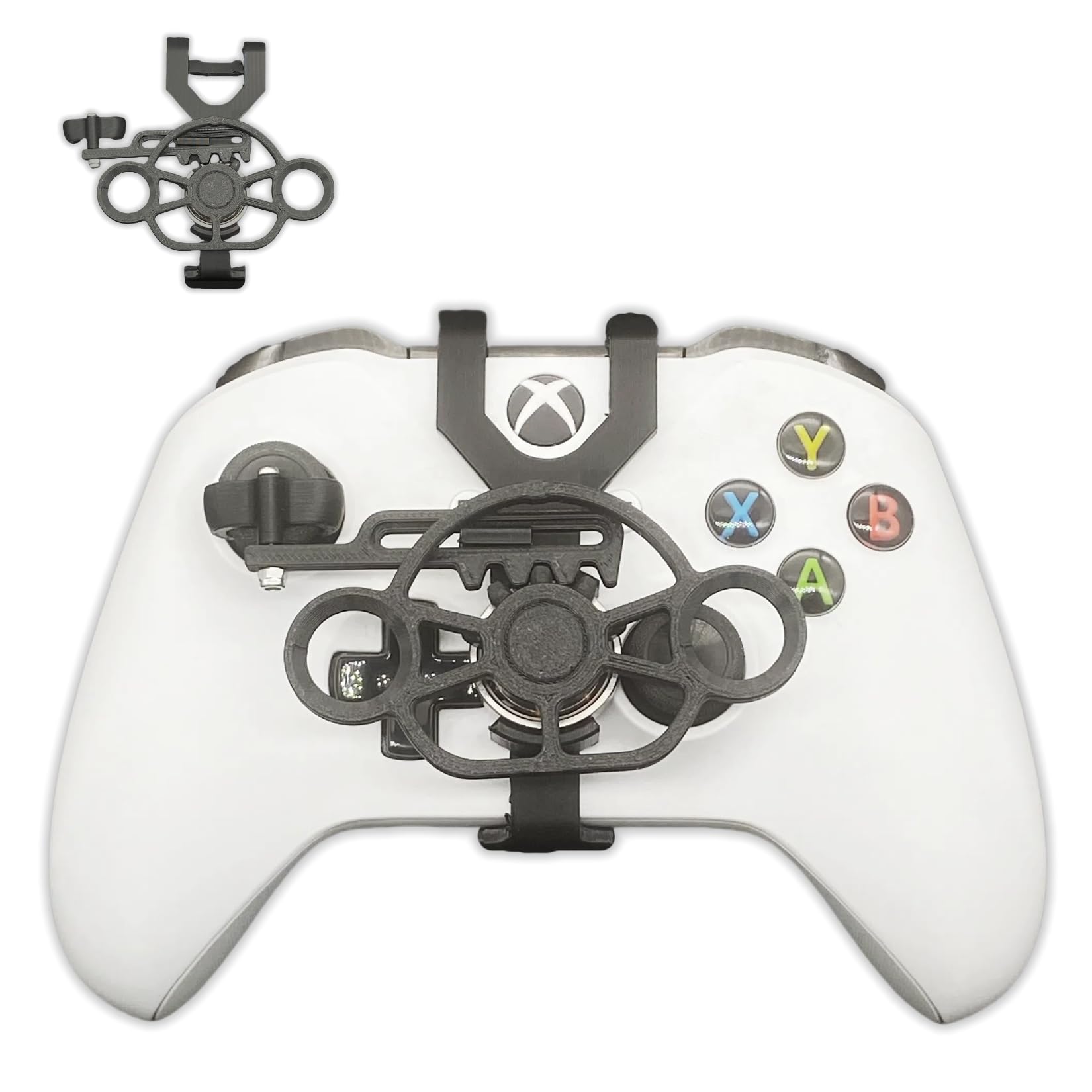 CHOWONE Xbox Series X|S Mini Steering Wheel Controller - Remote Control Replacement Accessory for Xbox One & Racing Games - Compatible with Xbox One/Xbox Series X|S (Black) - Perfect for Racing Simulation & Gaming Accessories