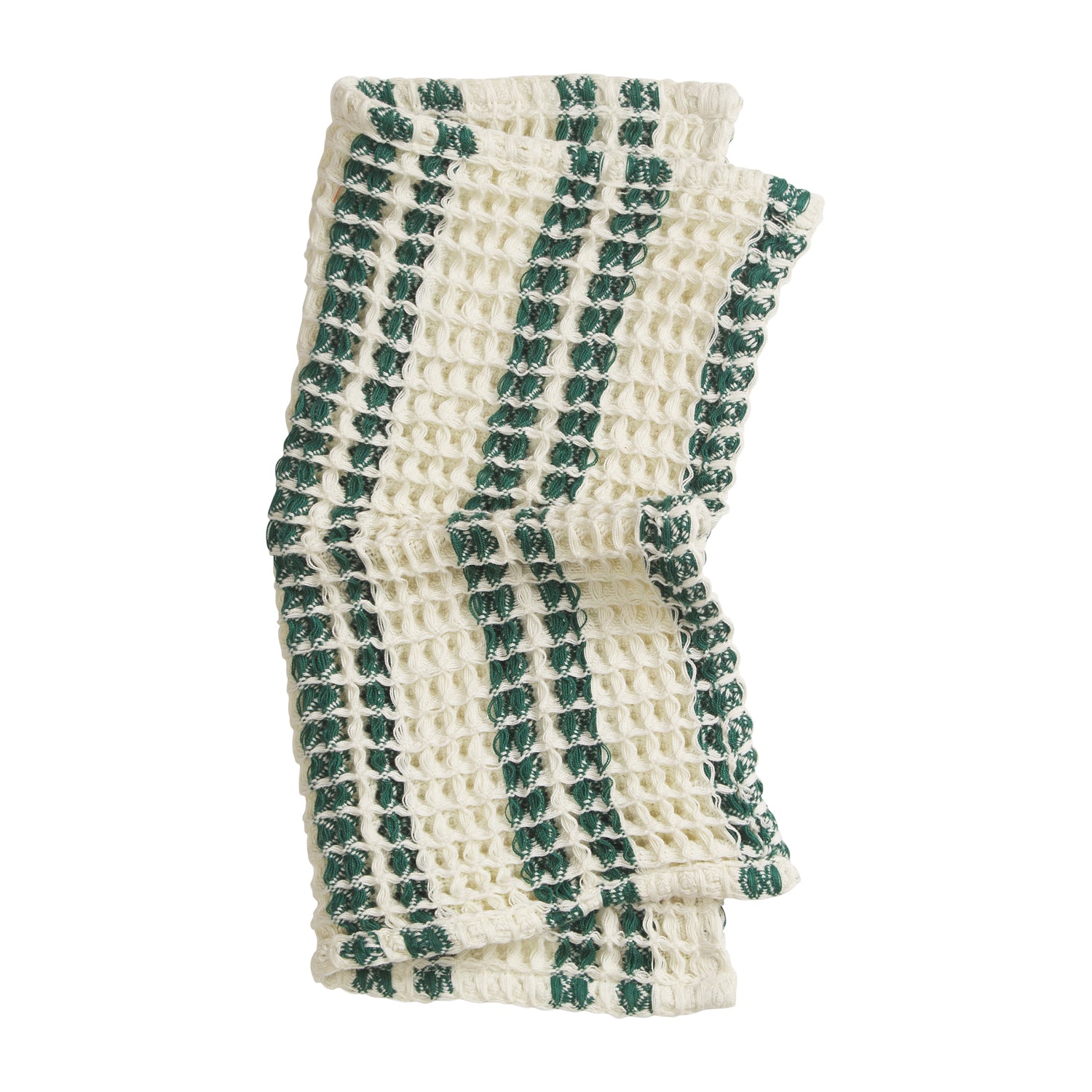 Lucien Waffle Face Washer - Soft Exfoliating Washcloth for Gentle Cleansing | Perfect for Sensitive Skin & Daily Skincare Routine | Forest Green