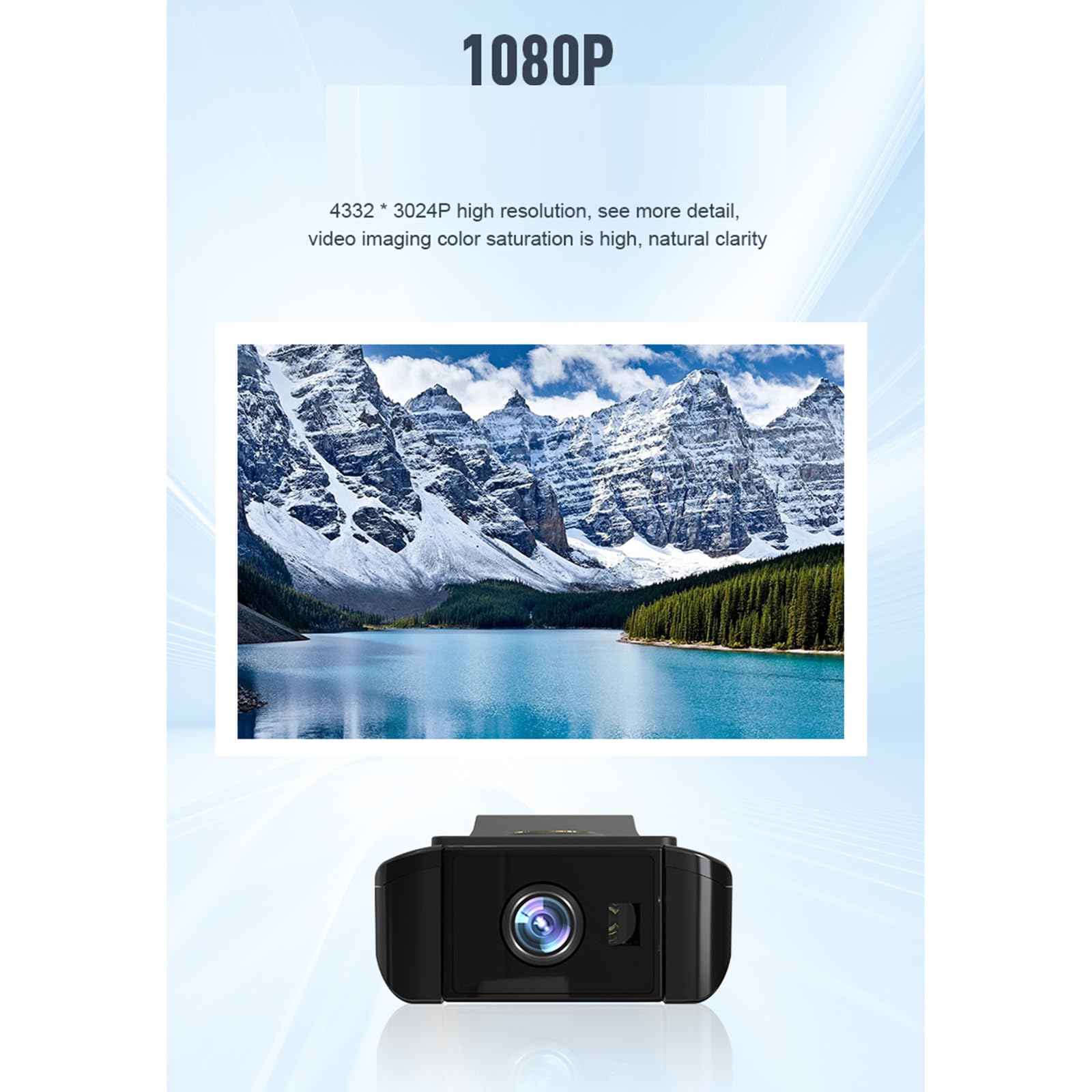 1080P HD WiFi Security Camera - Portable Body Camera with Night Vision & Motion Detection for Home, Office, and Police Surveillance