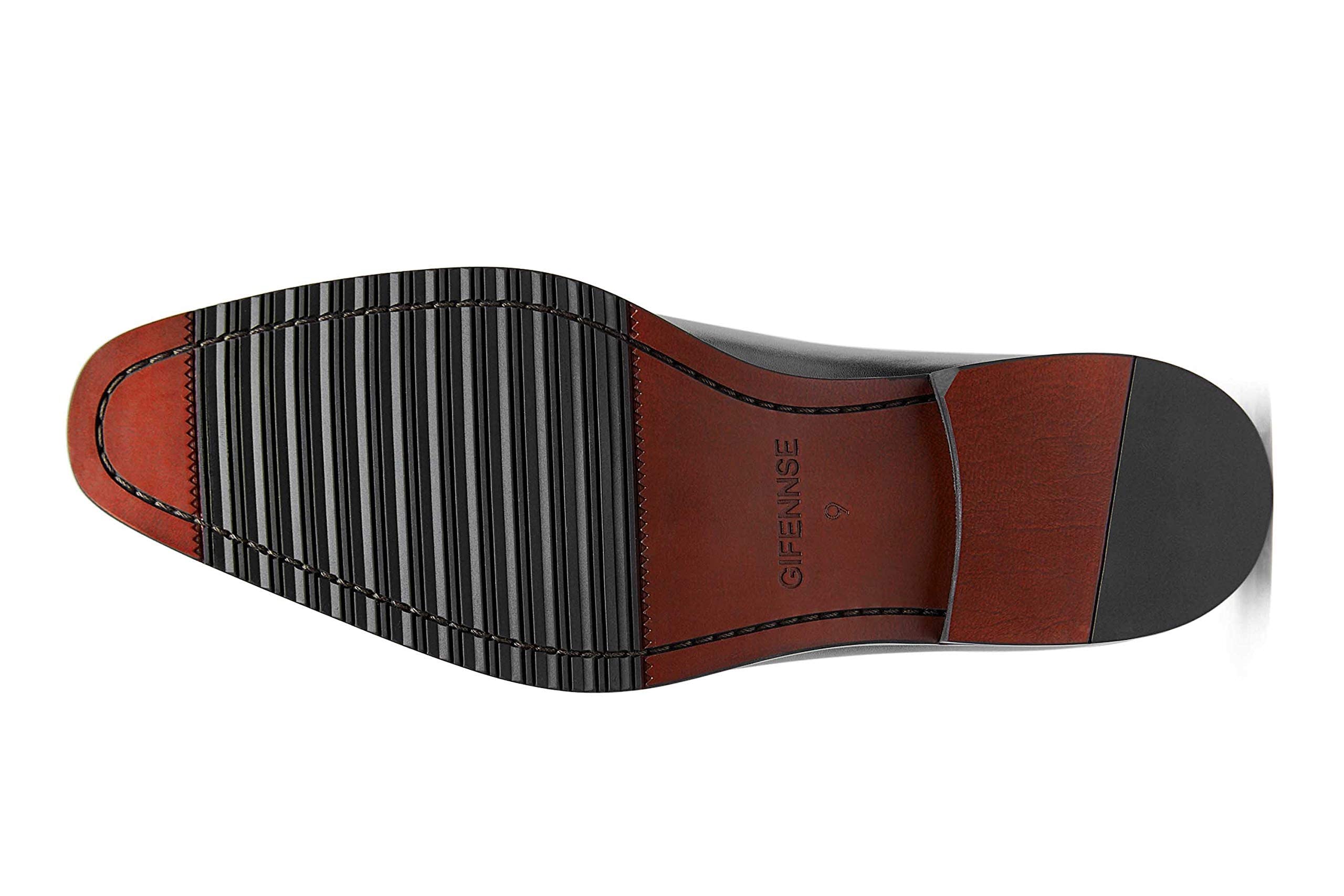 Premium Men's Oxford Dress Shoes - Genuine Leather Formal Business Shoes for Weddings, Office & Special Occasions