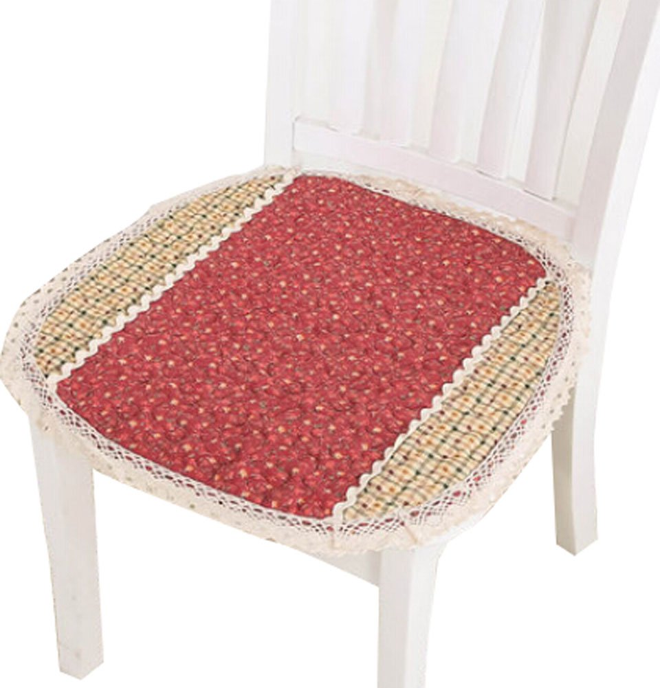 Black Summer Chair Cushion - Breathable Cloth Seat Pad for Office & Home Use - Comfortable Back Support for Desk Chairs, Dining Chairs, and Patio Furniture