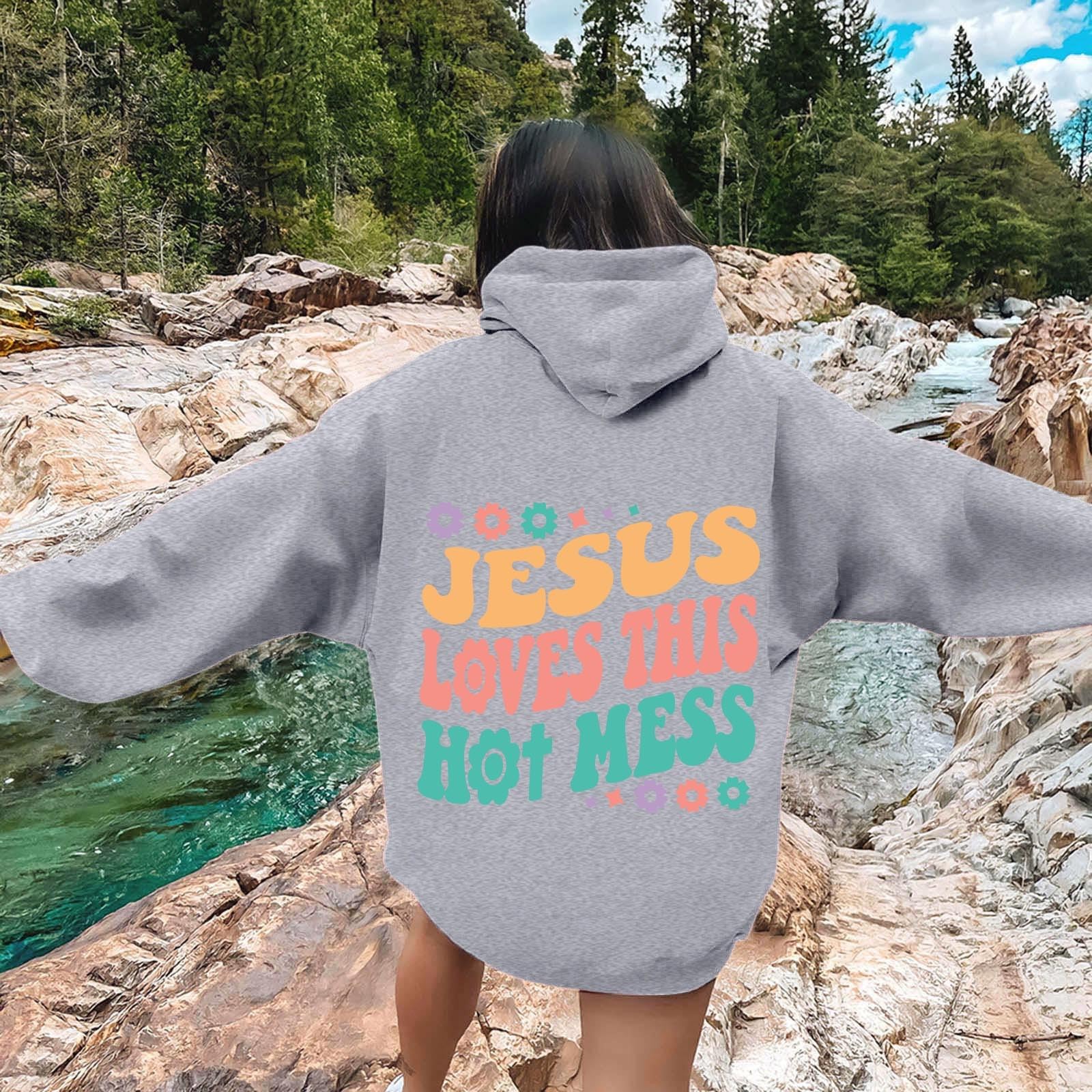 Christian Hoodies for Women - Bible Verse Graphic Oversized Long Sleeve Sweatshirt | Inspirational Faith Apparel for Church, Prayer & Daily Wear