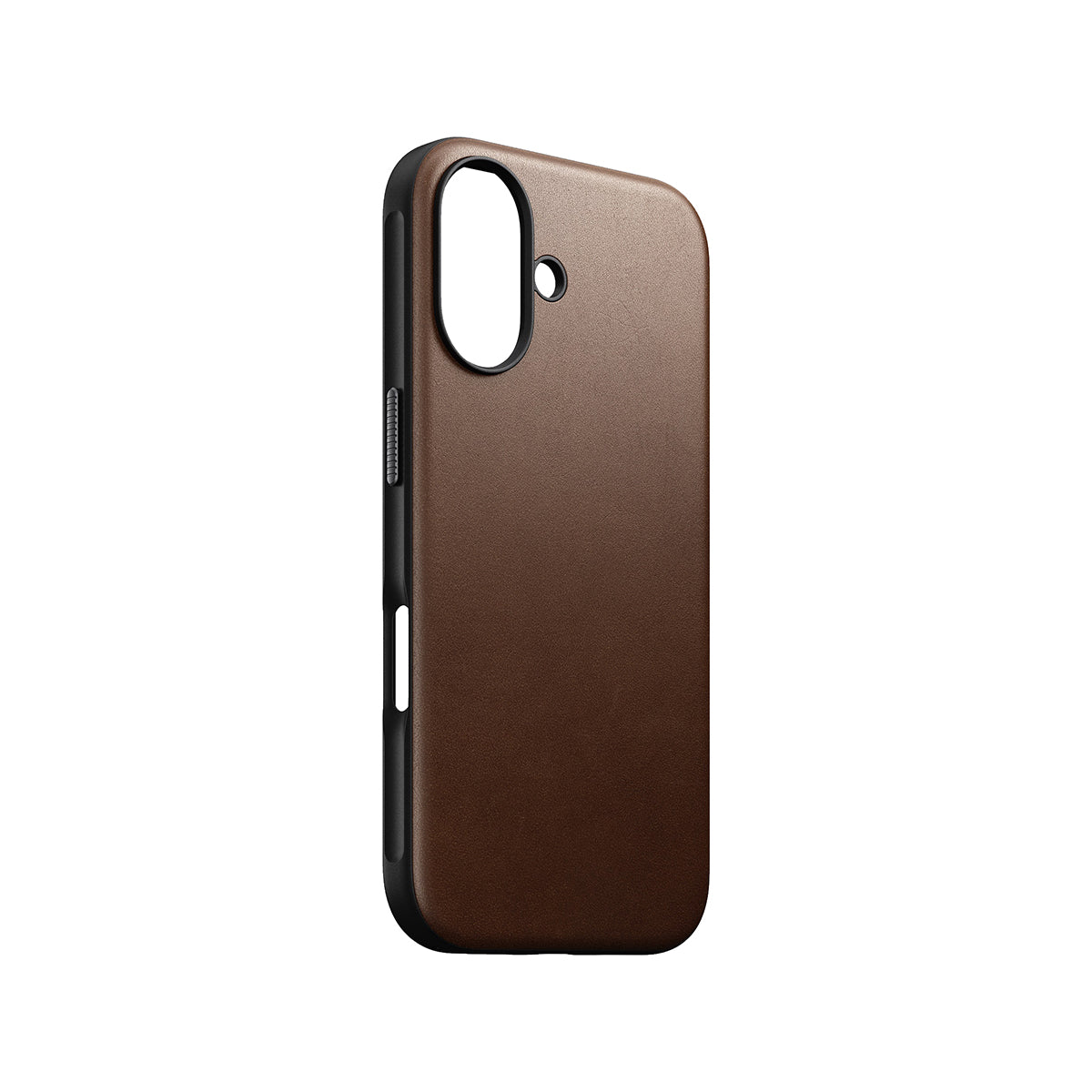 Premium Genuine Leather iPhone 16 Case - Slim Protective Cover with Card Slot | Brown Luxury Phone Case for Everyday Use & Business Professionals