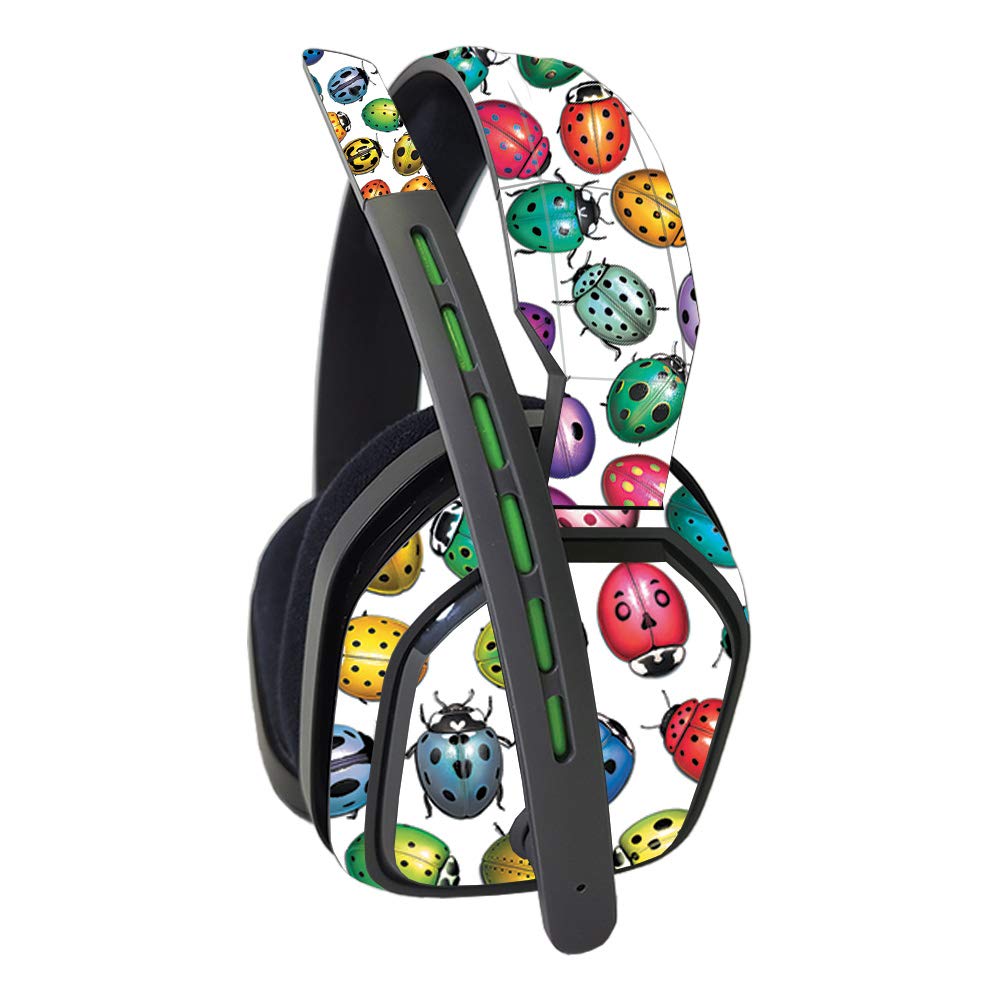 MightySkins Vinyl Decal Wrap Cover for Astro A10 Gaming Headset - Color Bugs Design | Protective & Durable Skin | Easy to Apply & Remove | Made in USA | Perfect for Gaming, Streaming & Personalization