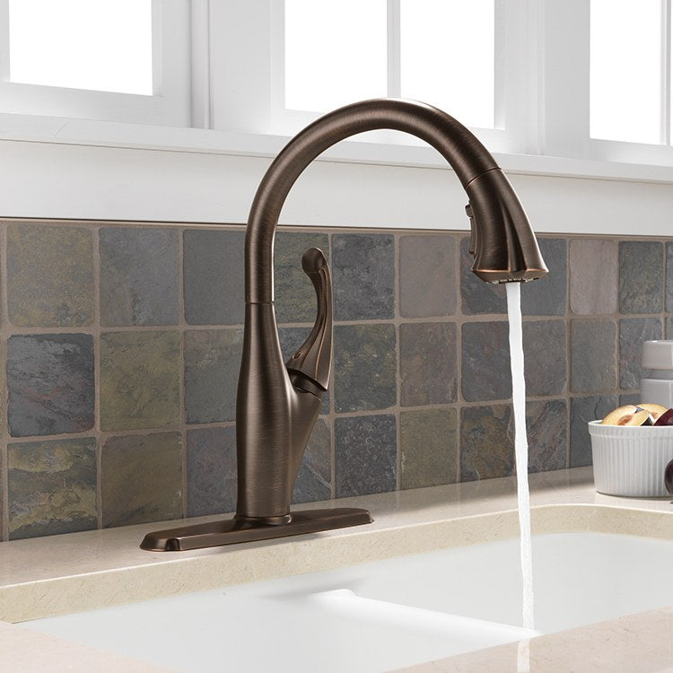 Addison Single Handle Pull Down Kitchen Faucet - Modern Stainless Steel Sink Faucet with High Arc Spout for Easy Washing | Perfect for Home Kitchen, RV, and Restaurant Use