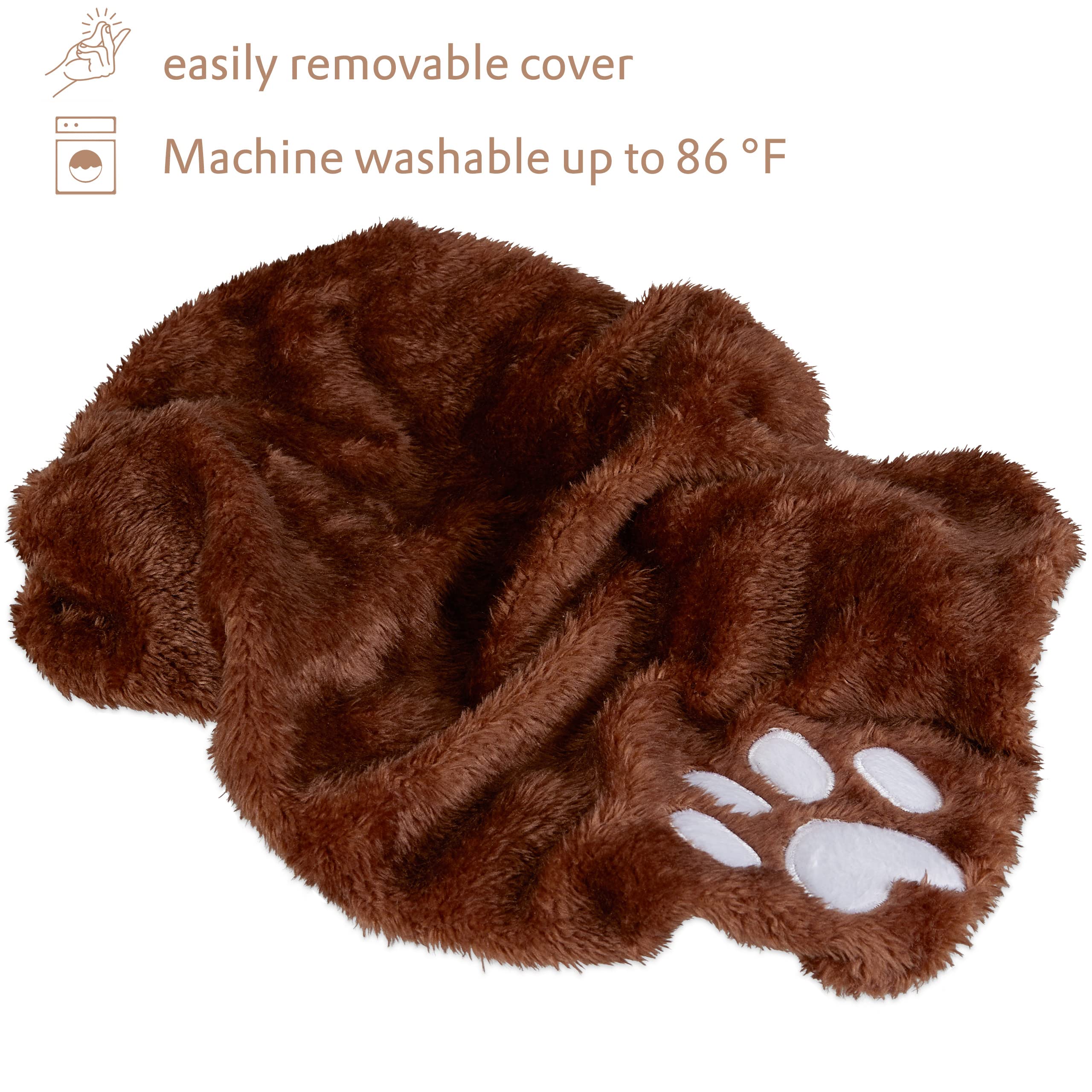 Pretty Kitty Cozy Window Cat Bed - 12.5x16in Washable Pet Bed for Cats & Kittens - Perfect for Window Sill, Sunbathing & Relaxation - Soft Cat Accessory for Indoor Cats