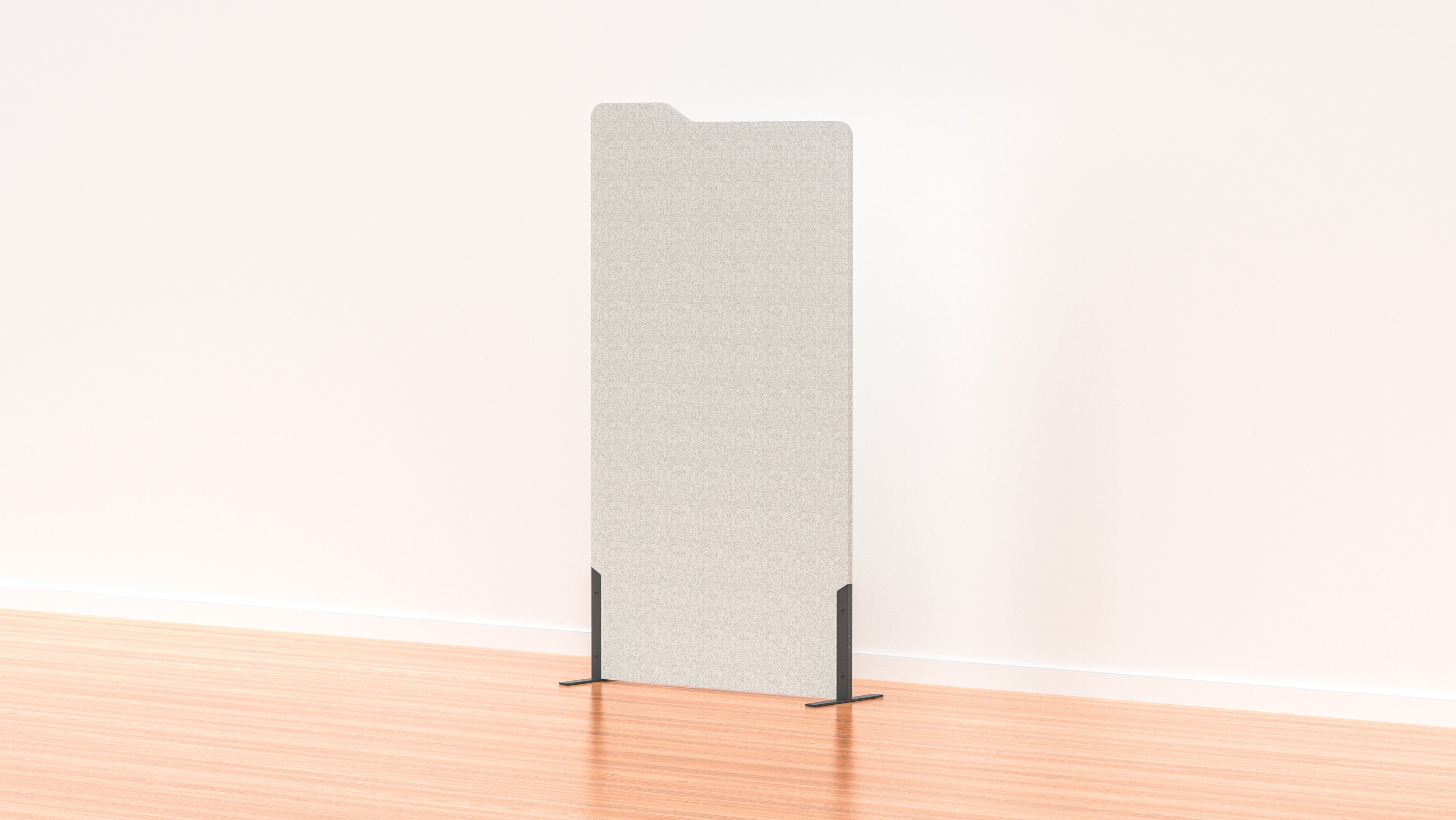 Acoustic Freestanding Partition Milford 1000x1800mm (1 Panel) with 2 Feet - Soundproof Room Divider for Office, Home, or Studio Privacy