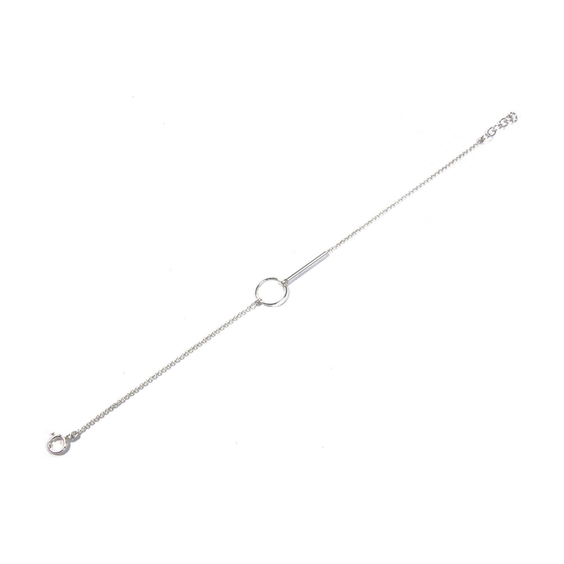 Elegant Circle and Bar Bracelet for Women - Minimalist Gold & Silver Stackable Bangle - Perfect for Everyday Wear, Gifts & Special Occasions