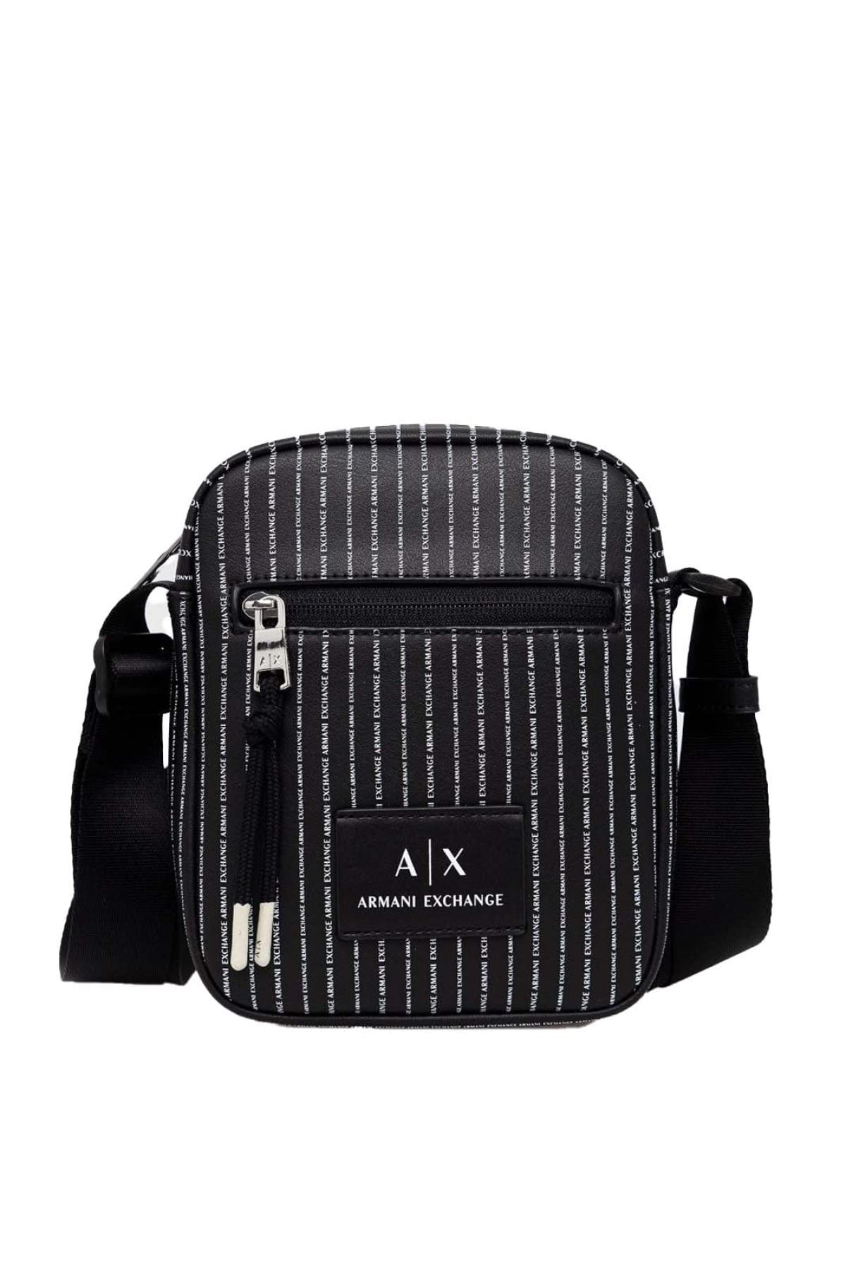 Armani Exchange Eco-Leather Crossbody Bag for Women - Stylish Vegan Leather Purse with Adjustable Strap, Perfect for Travel, Work & Everyday Use