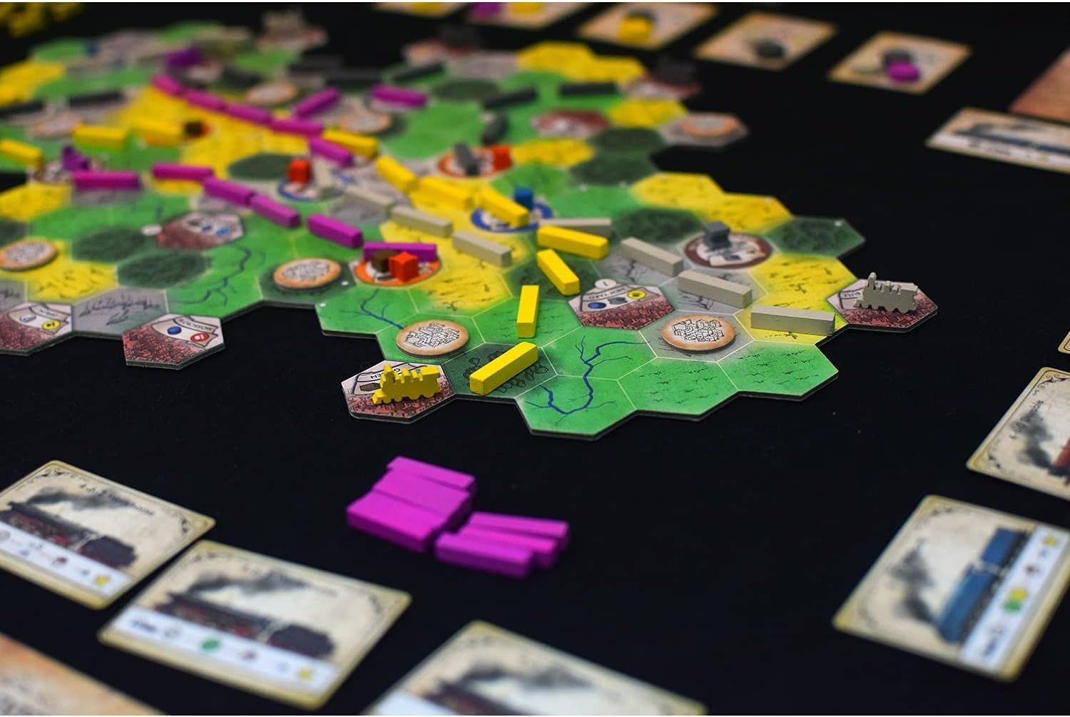 Archona Games Small Railroad Empires Board Game - Strategy Train Empire Building Game for Adults & Teens - Perfect for Family Game Nights & Strategy Game Enthusiasts